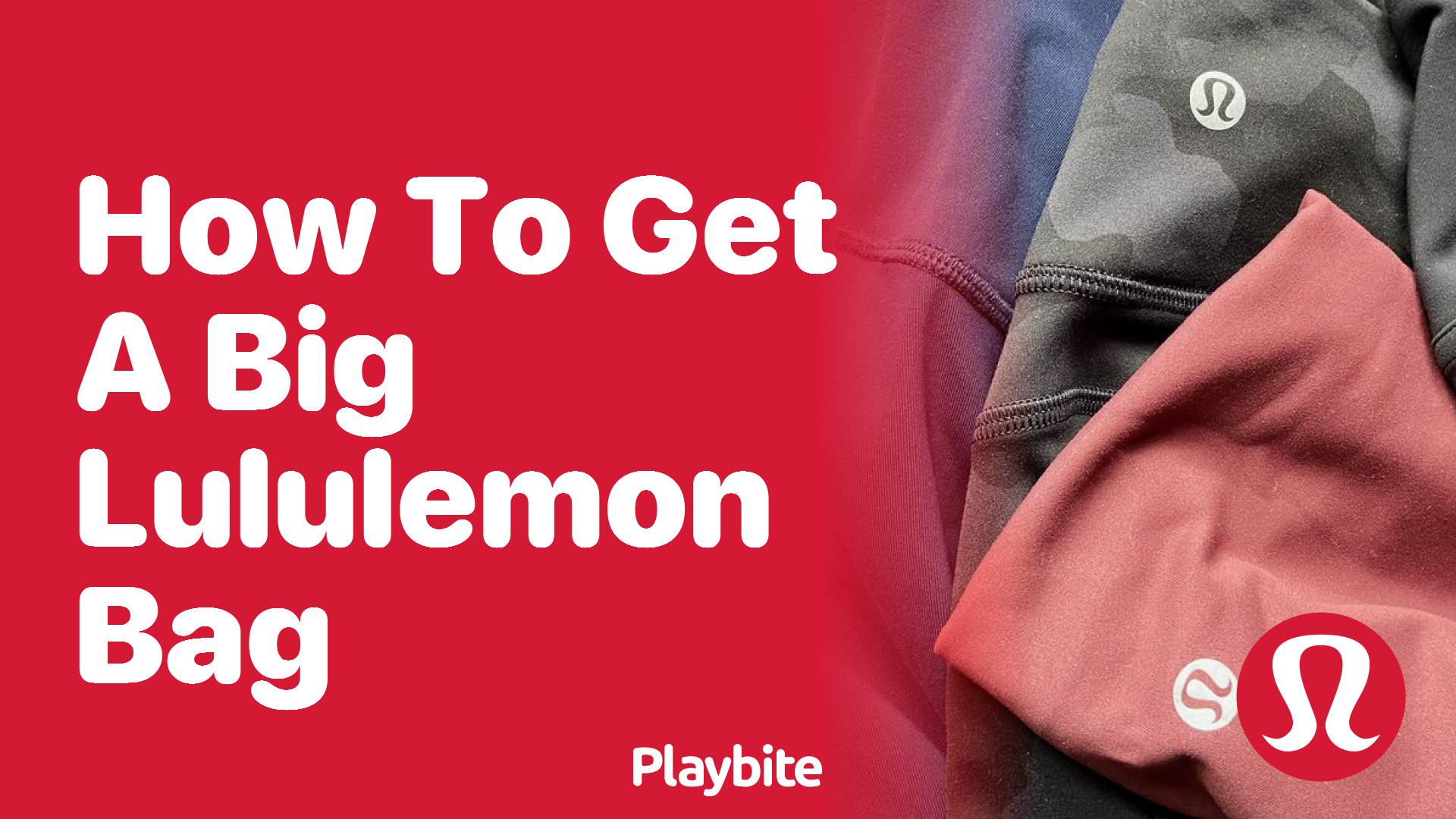 How to Get a Big Lululemon Bag