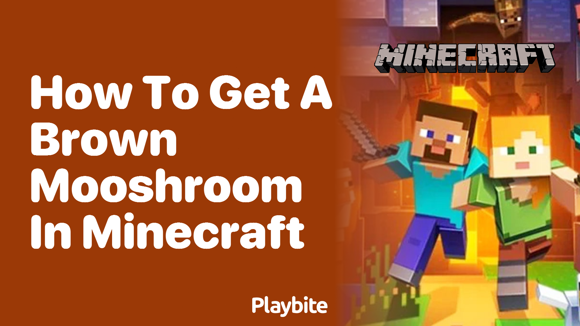 How to Get a Brown Mooshroom in Minecraft