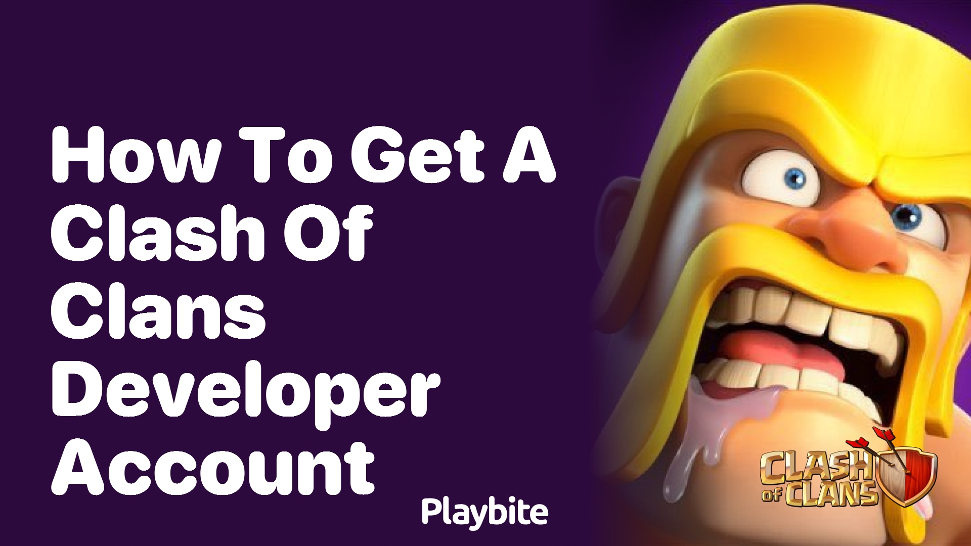 How to Get a Clash of Clans Developer Account