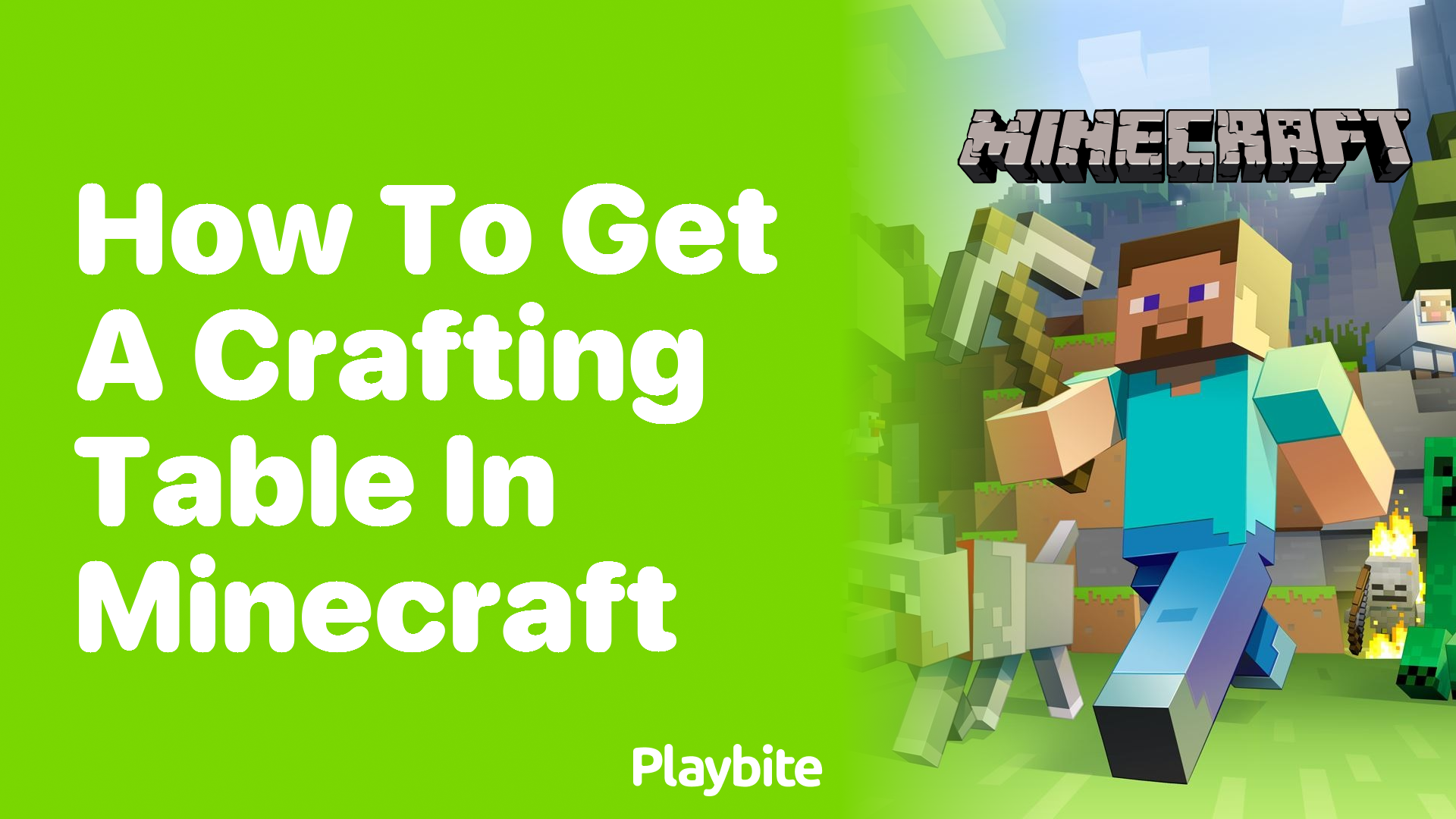 How to Get a Crafting Table in Minecraft