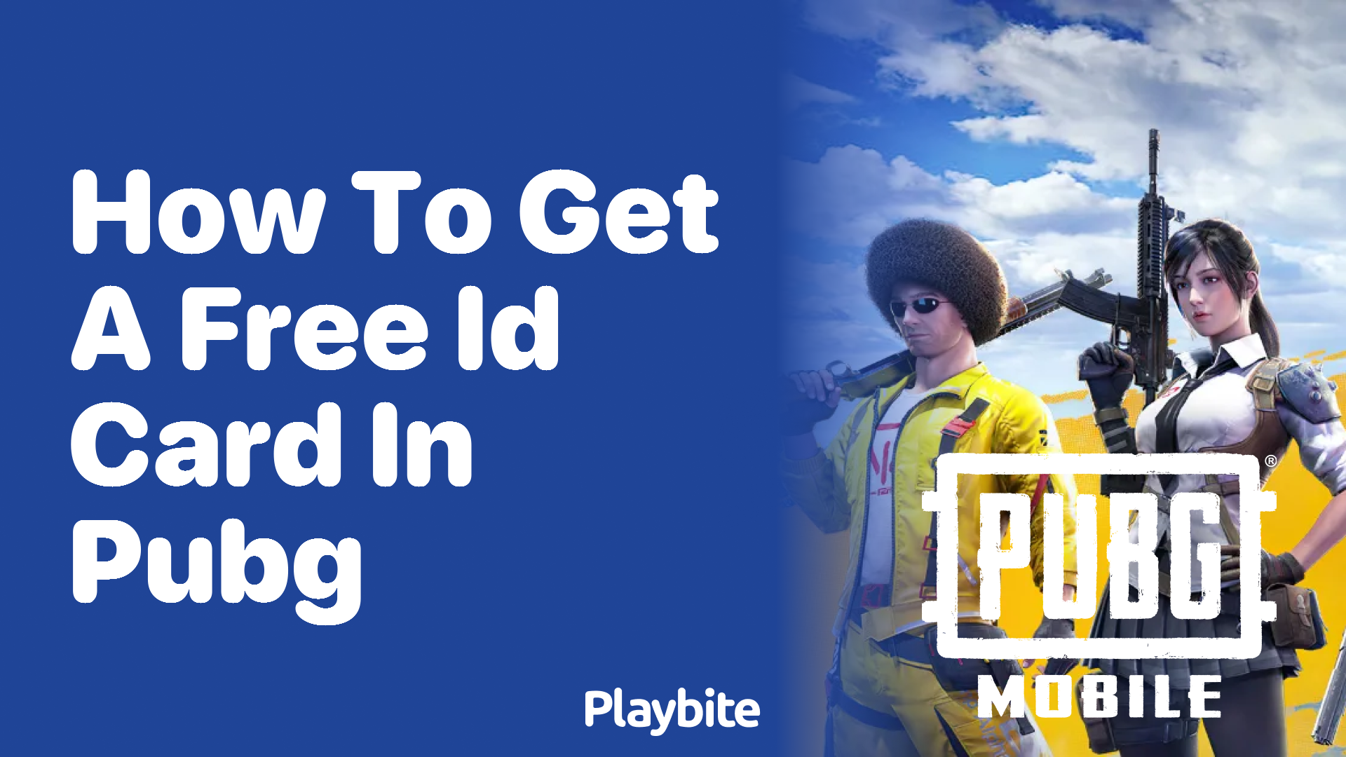 How to Get a Free ID Card in PUBG Mobile