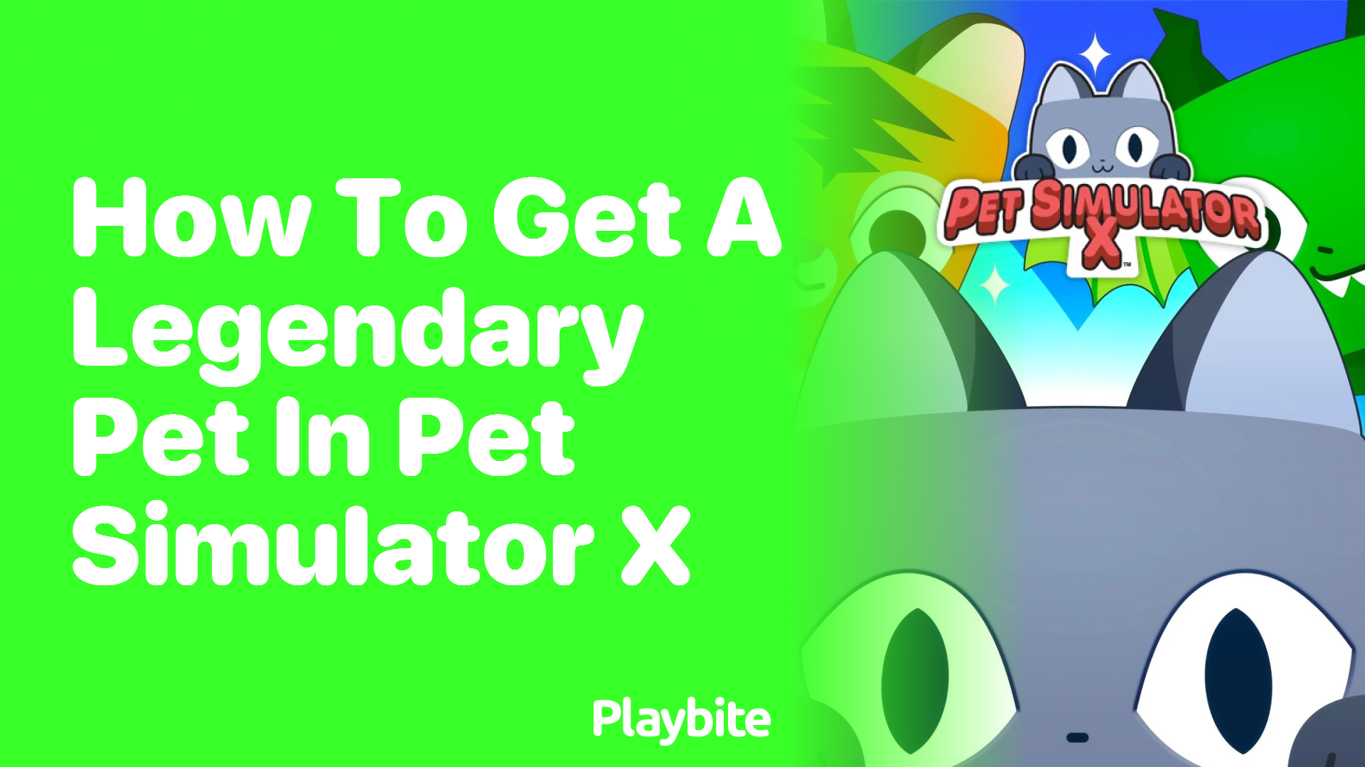 How to Get a Legendary Pet in Pet Simulator X