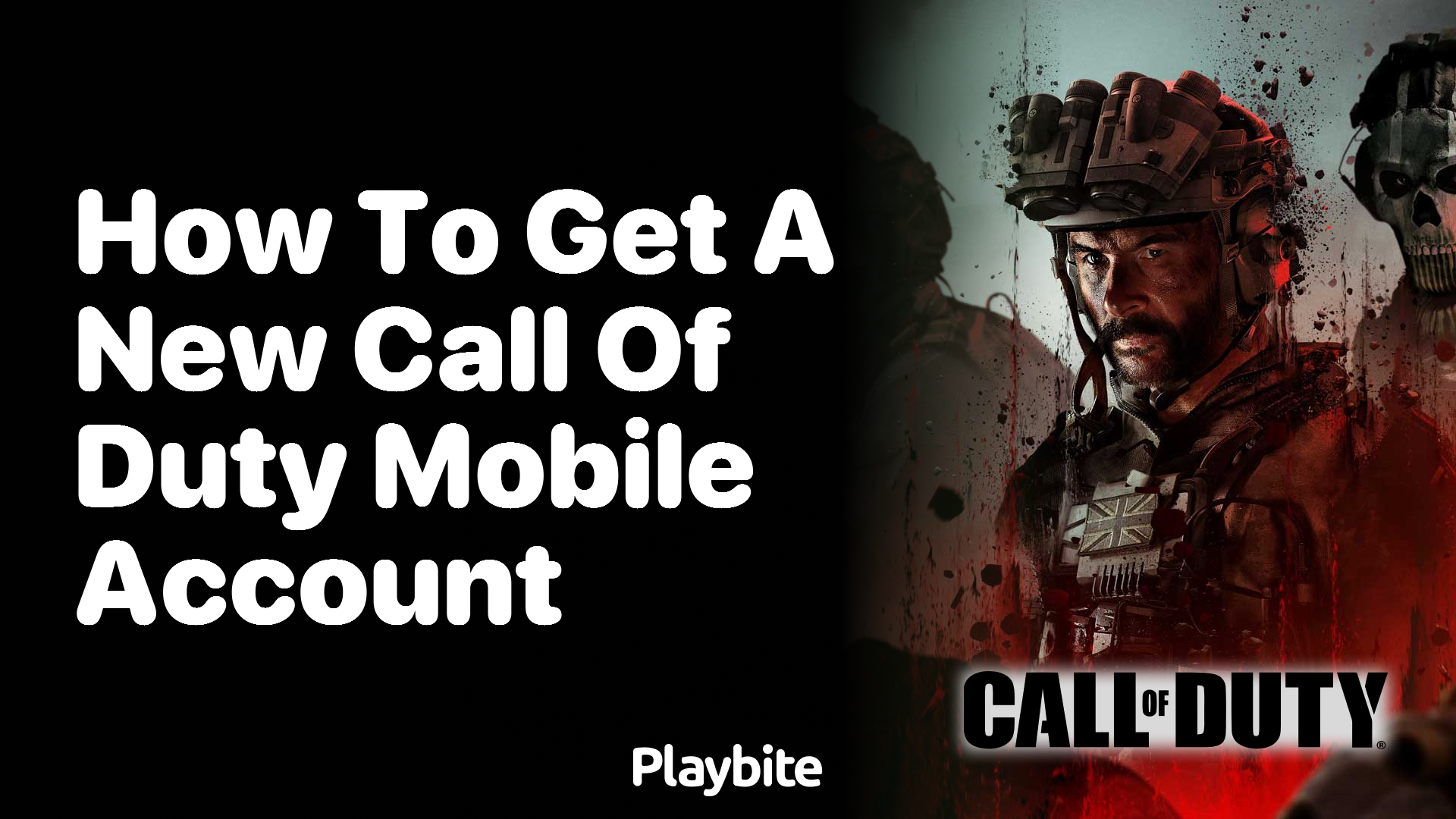 How to Get a New Call of Duty Mobile Account