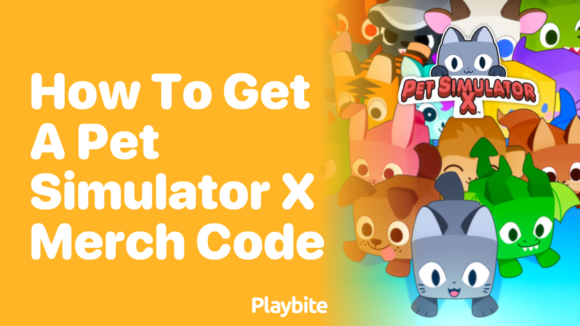 How to Get a Pet Simulator X Merch Code