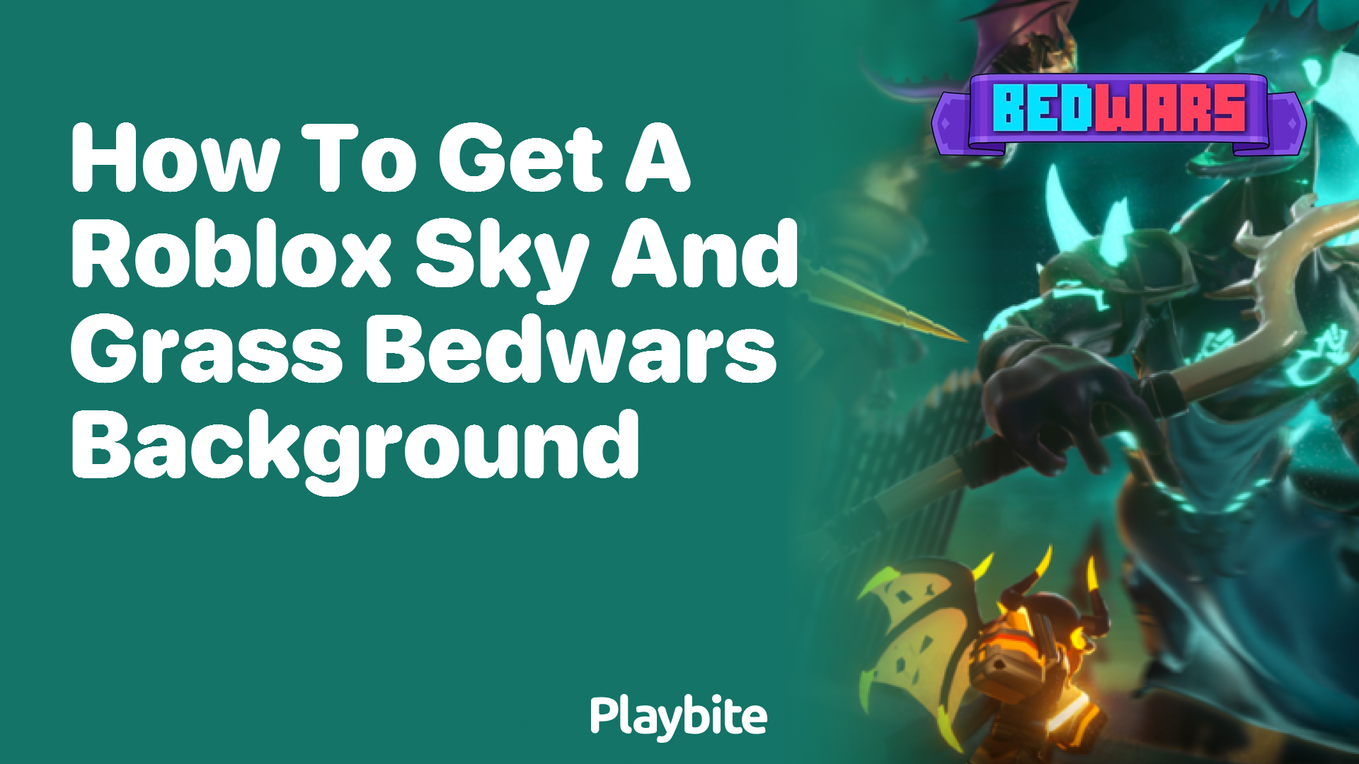 How to Get a Roblox Sky and Grass Bedwars Background