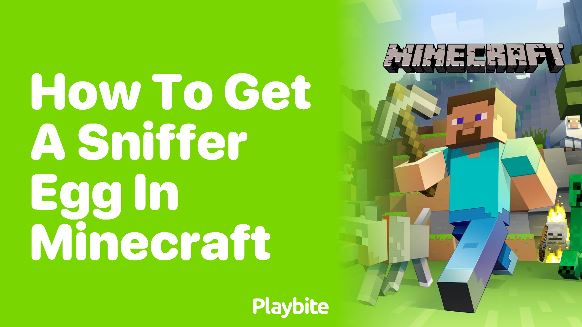 How to Get a Sniffer Egg in Minecraft - Playbite