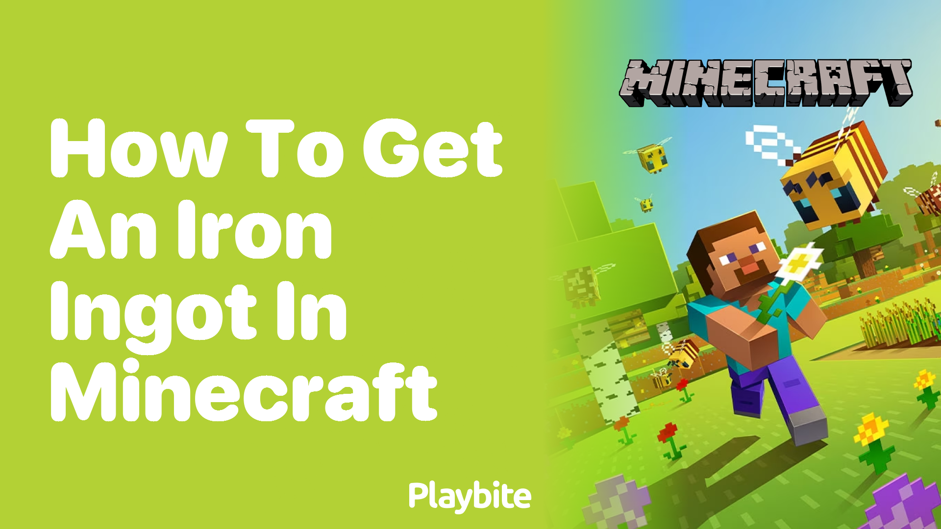 How to Get an Iron Ingot in Minecraft