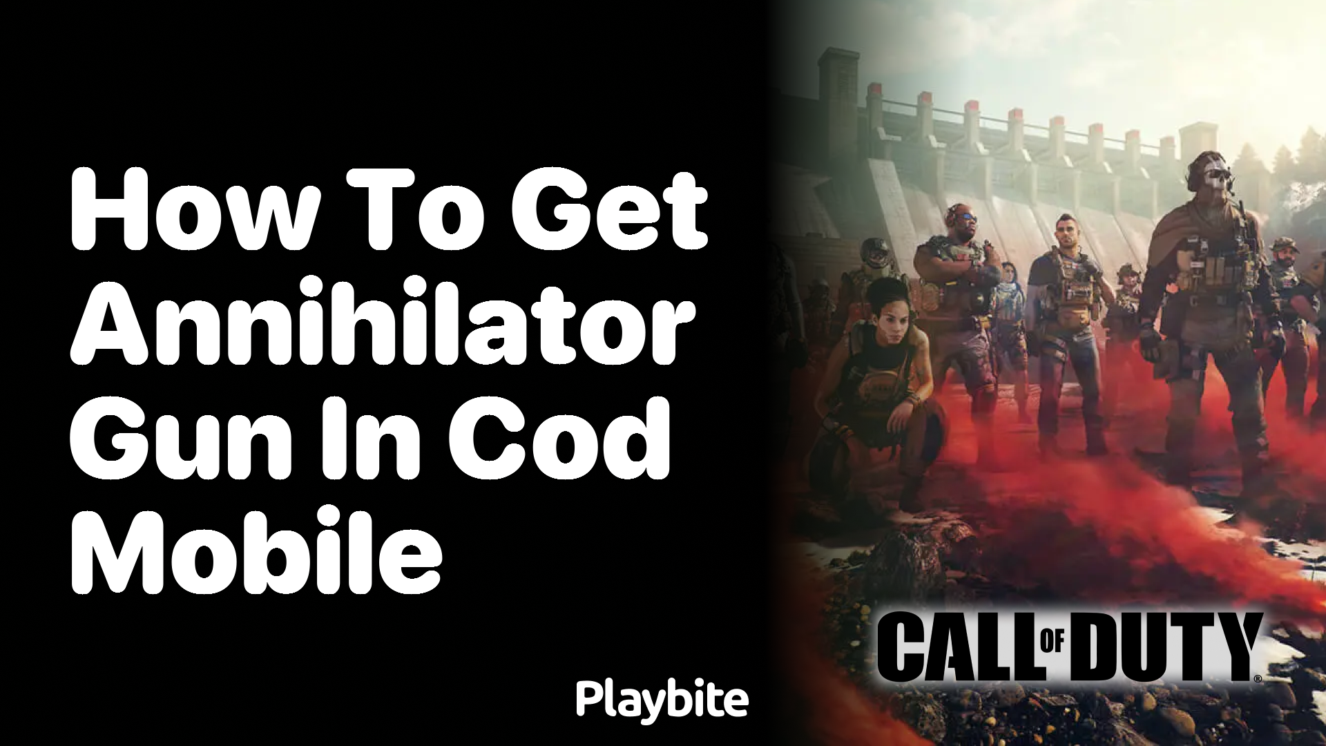 How To Get The Annihilator Gun In COD Mobile Playbite