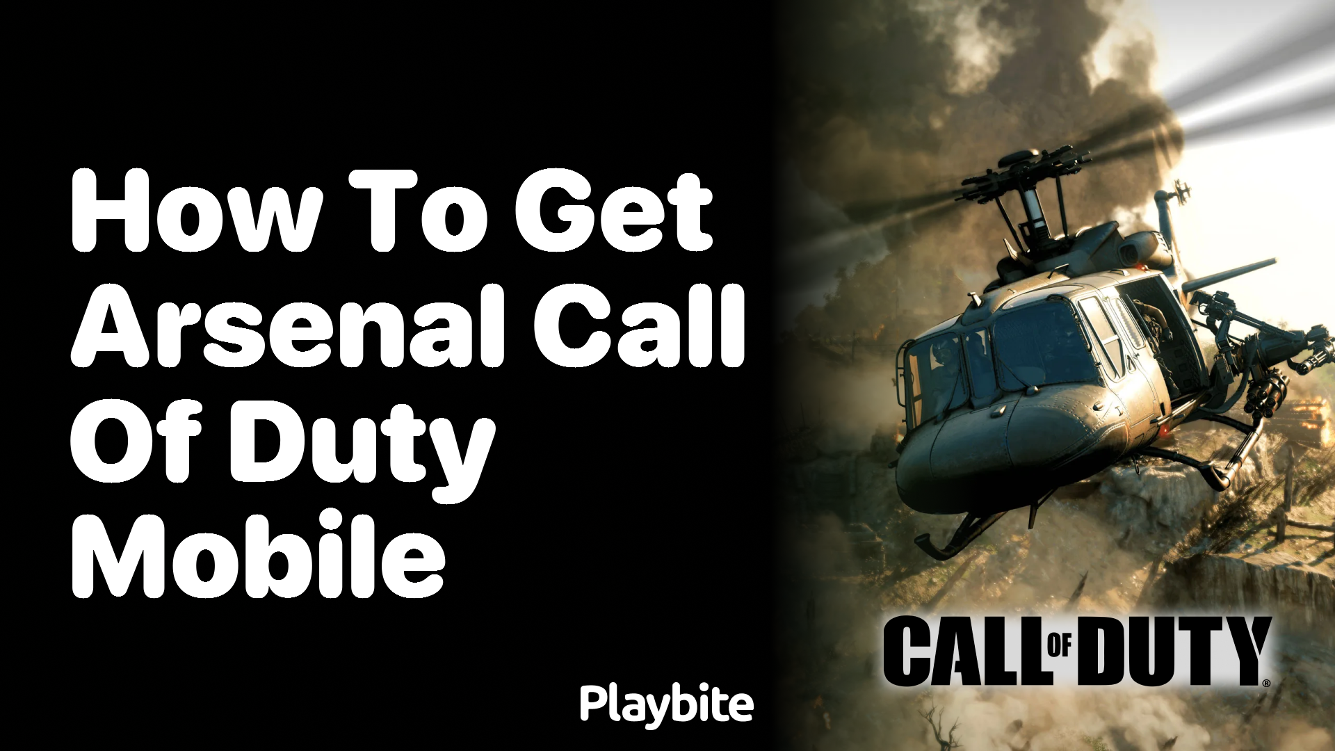 How to Get Arsenal in Call of Duty Mobile