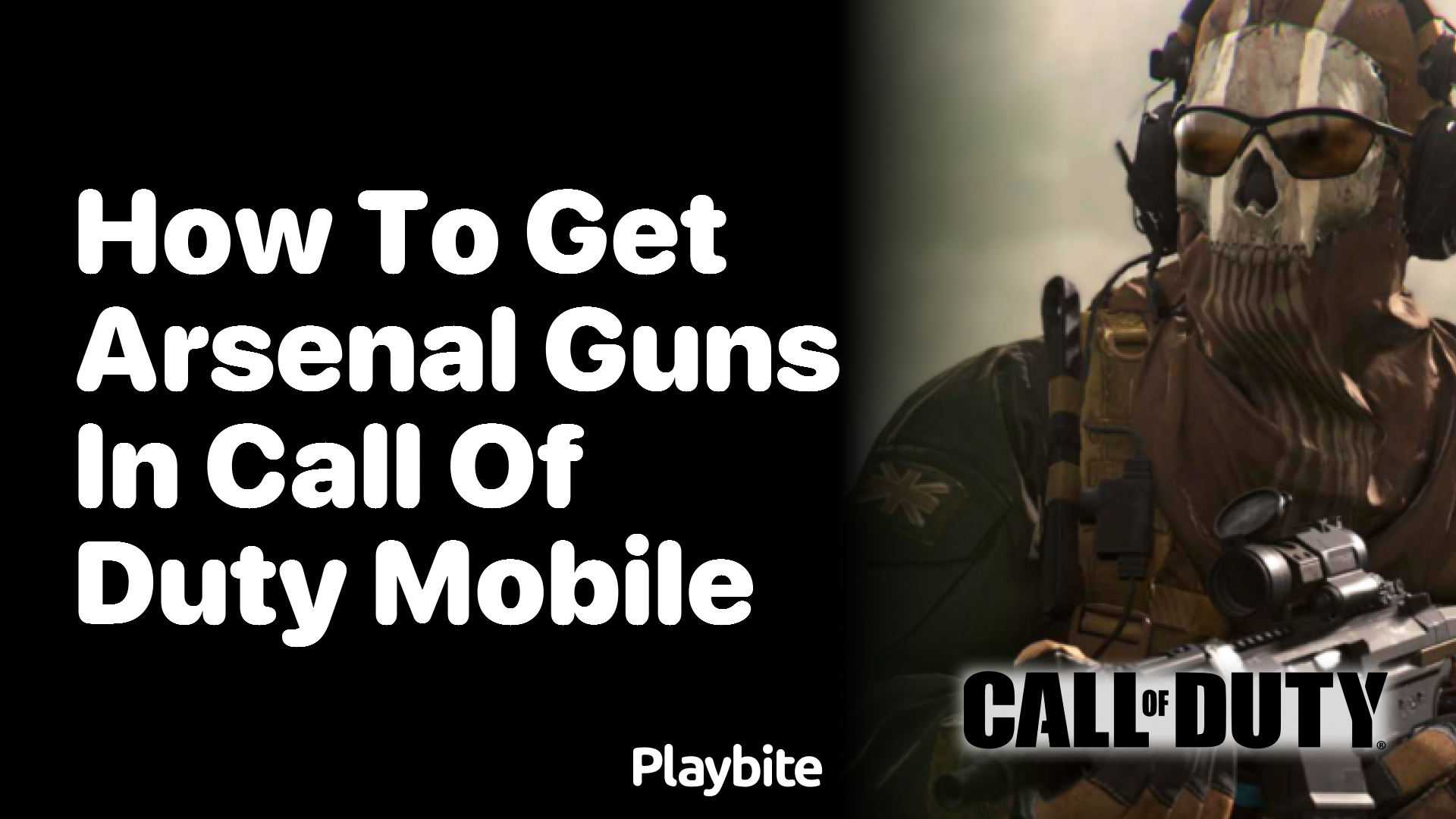 How to Get Arsenal Guns in Call of Duty Mobile