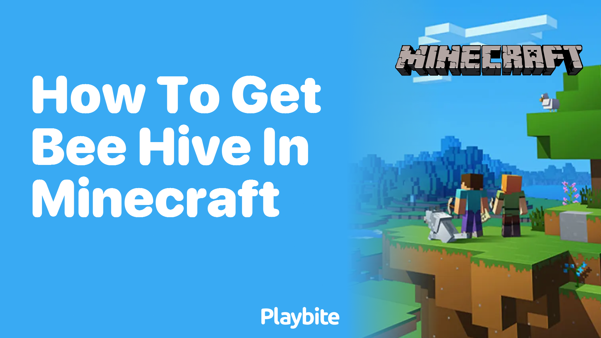 How to Get a Bee Hive in Minecraft