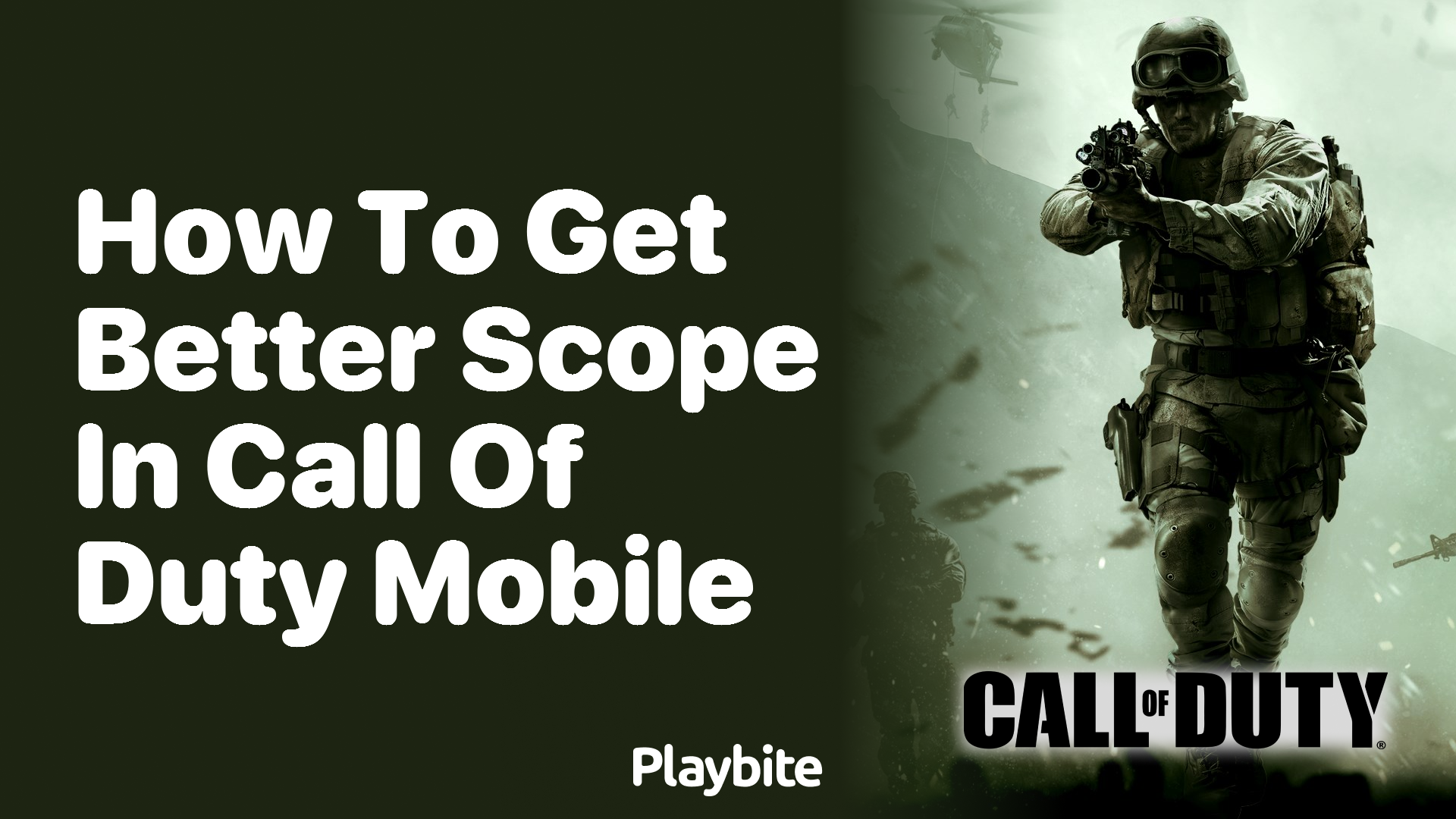 How to Get Better Scope in Call of Duty Mobile