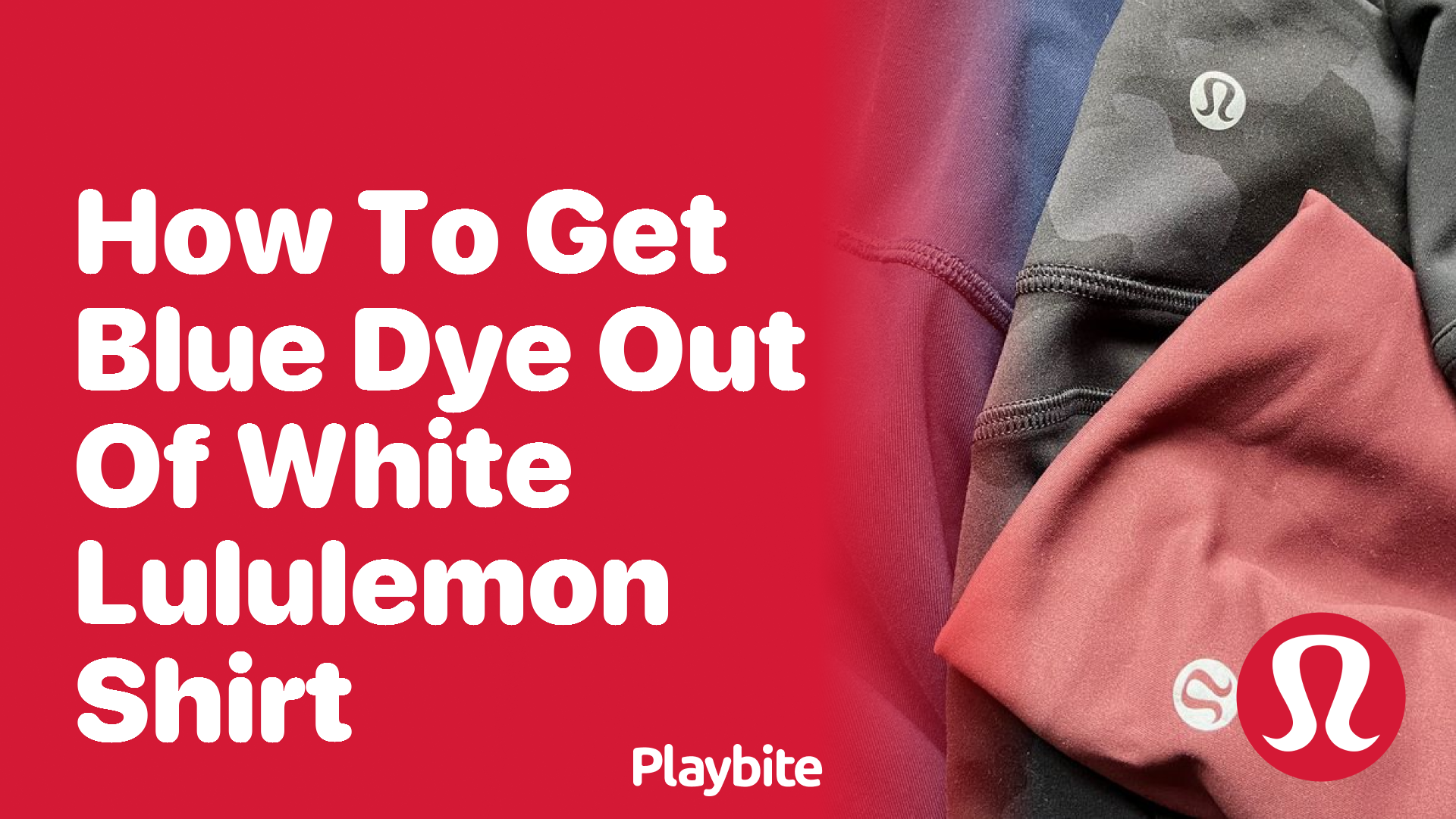 How to Remove Blue Dye from a White Lululemon Shirt