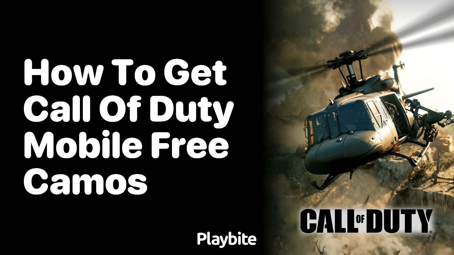 How to Get Free Camos in Call of Duty Mobile