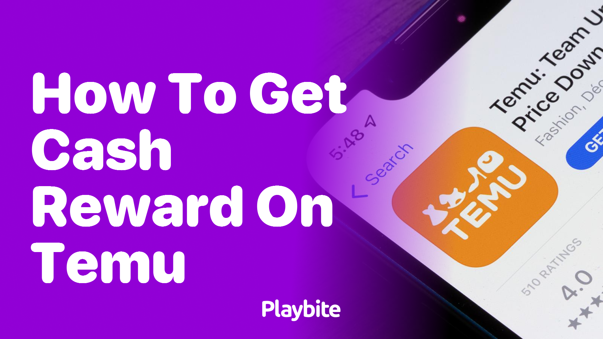 How to Get Cash Reward on Temu