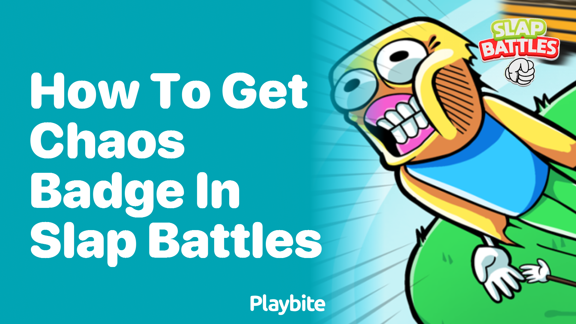 How to Get the Chaos Badge in Slap Battles