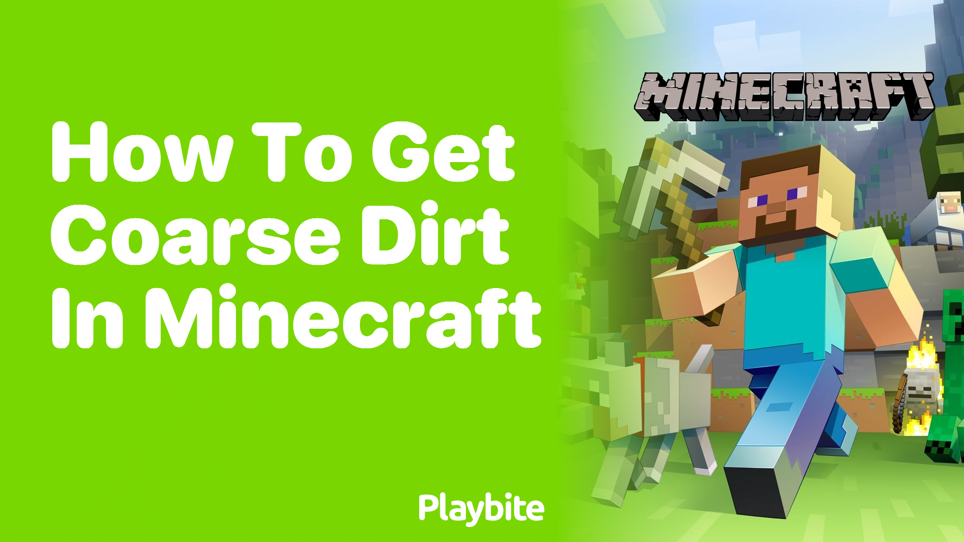 How to Get Coarse Dirt in Minecraft