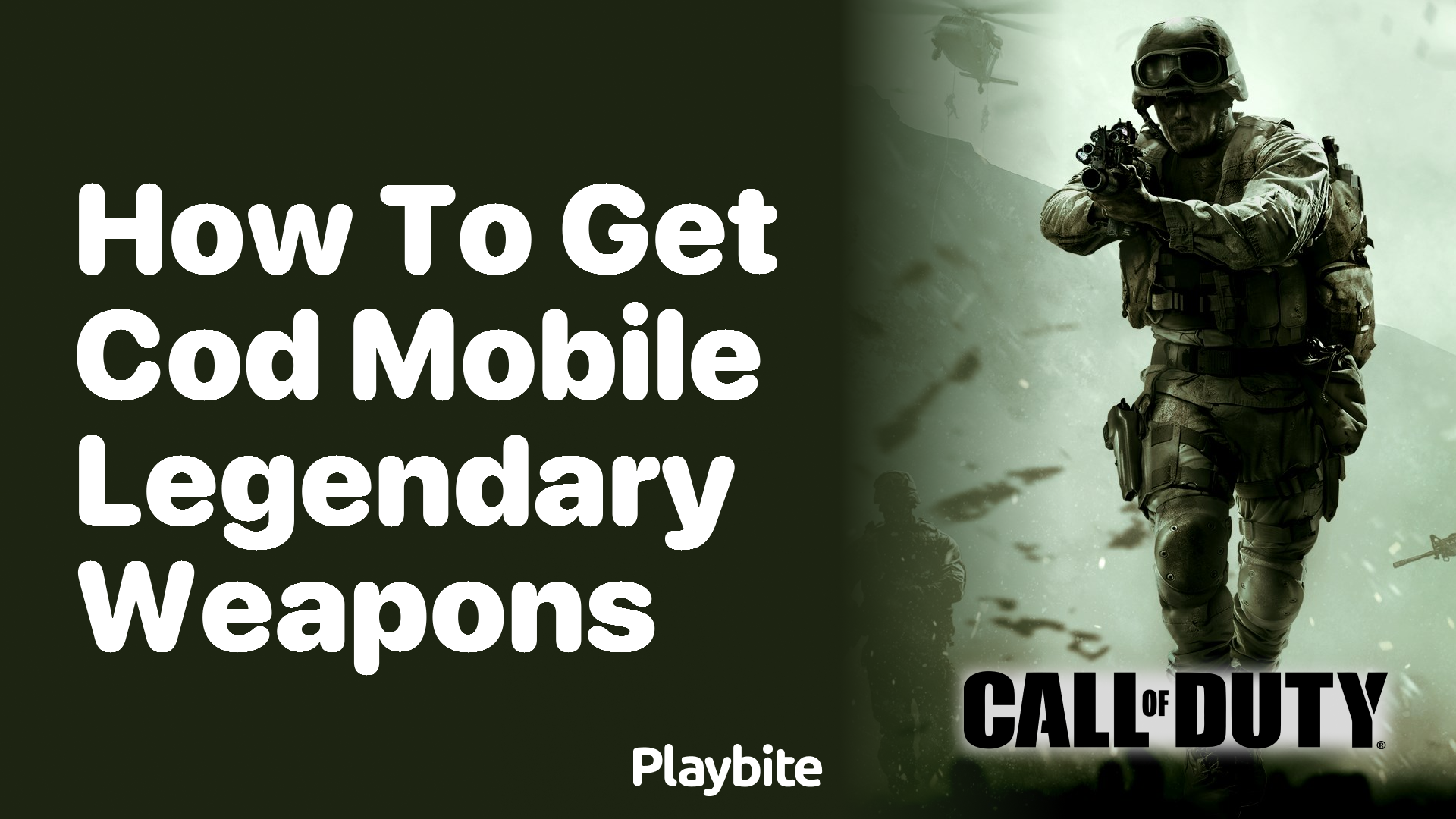 How to Get Legendary Weapons in COD Mobile