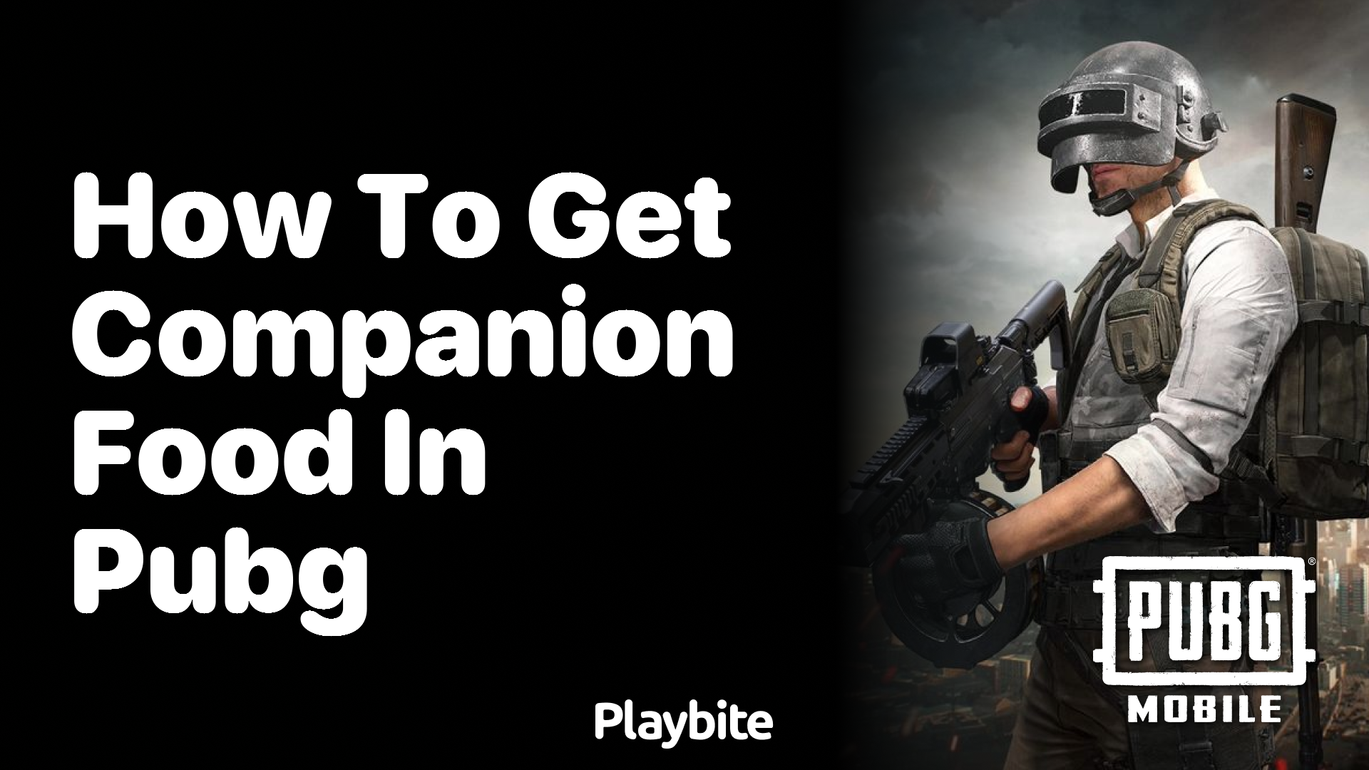 How to Get Companion Food in PUBG Mobile