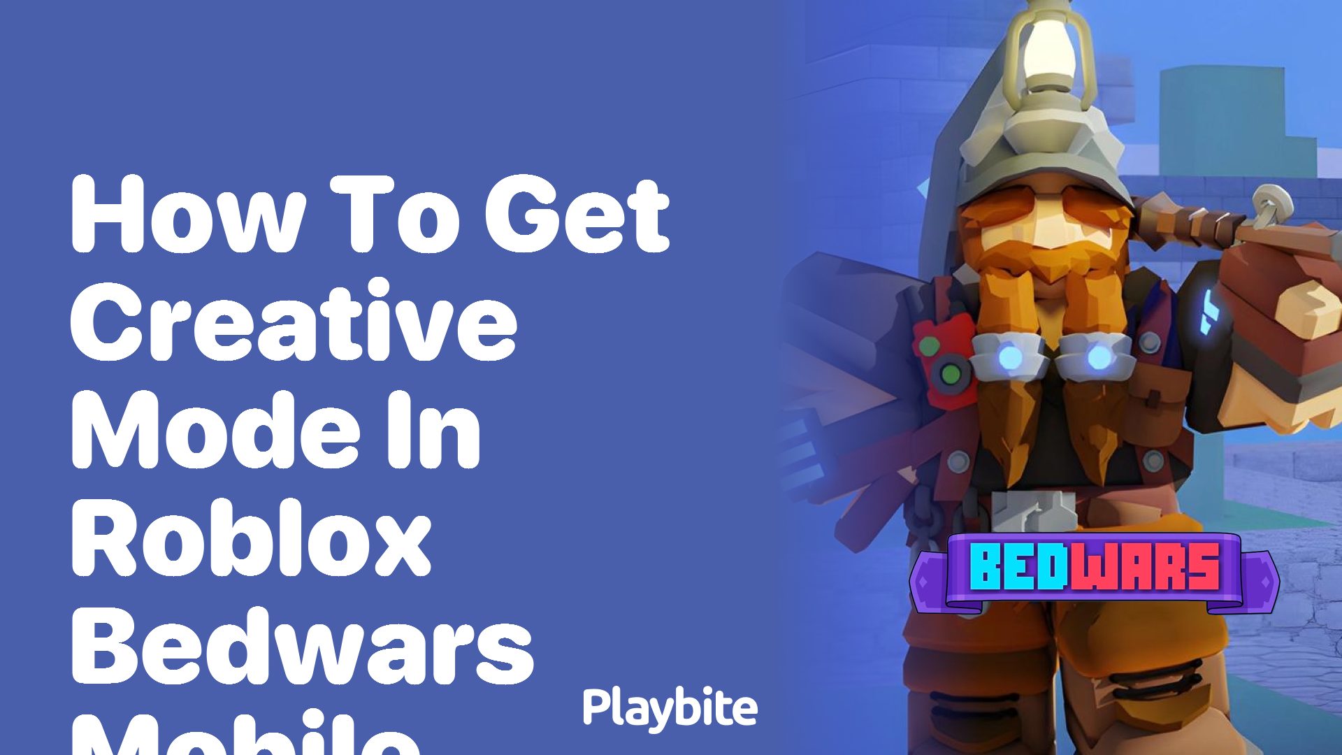 How to Get Creative Mode in Roblox Bedwars Mobile