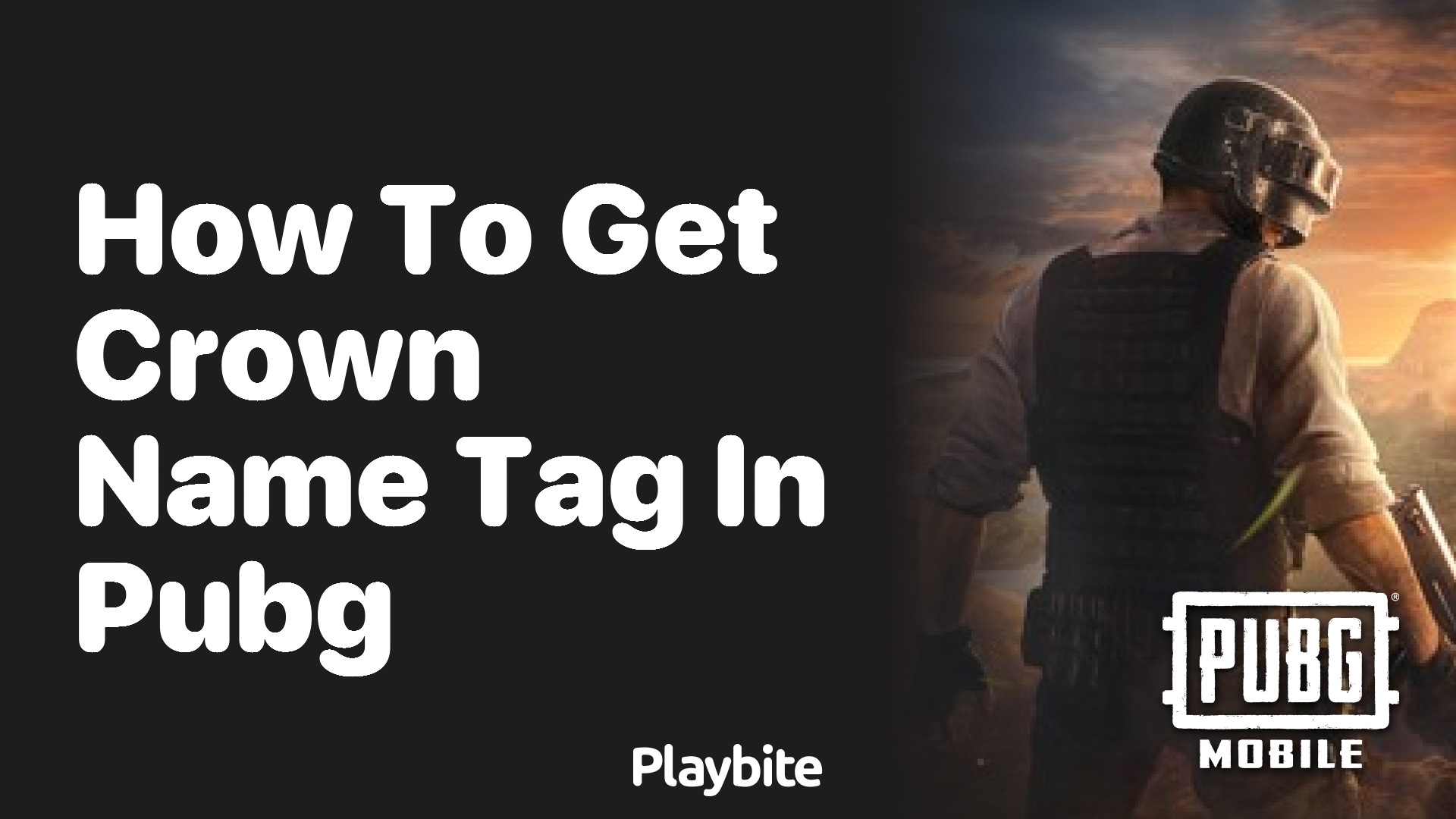 How to Get Crown Name Tag in PUBG Mobile