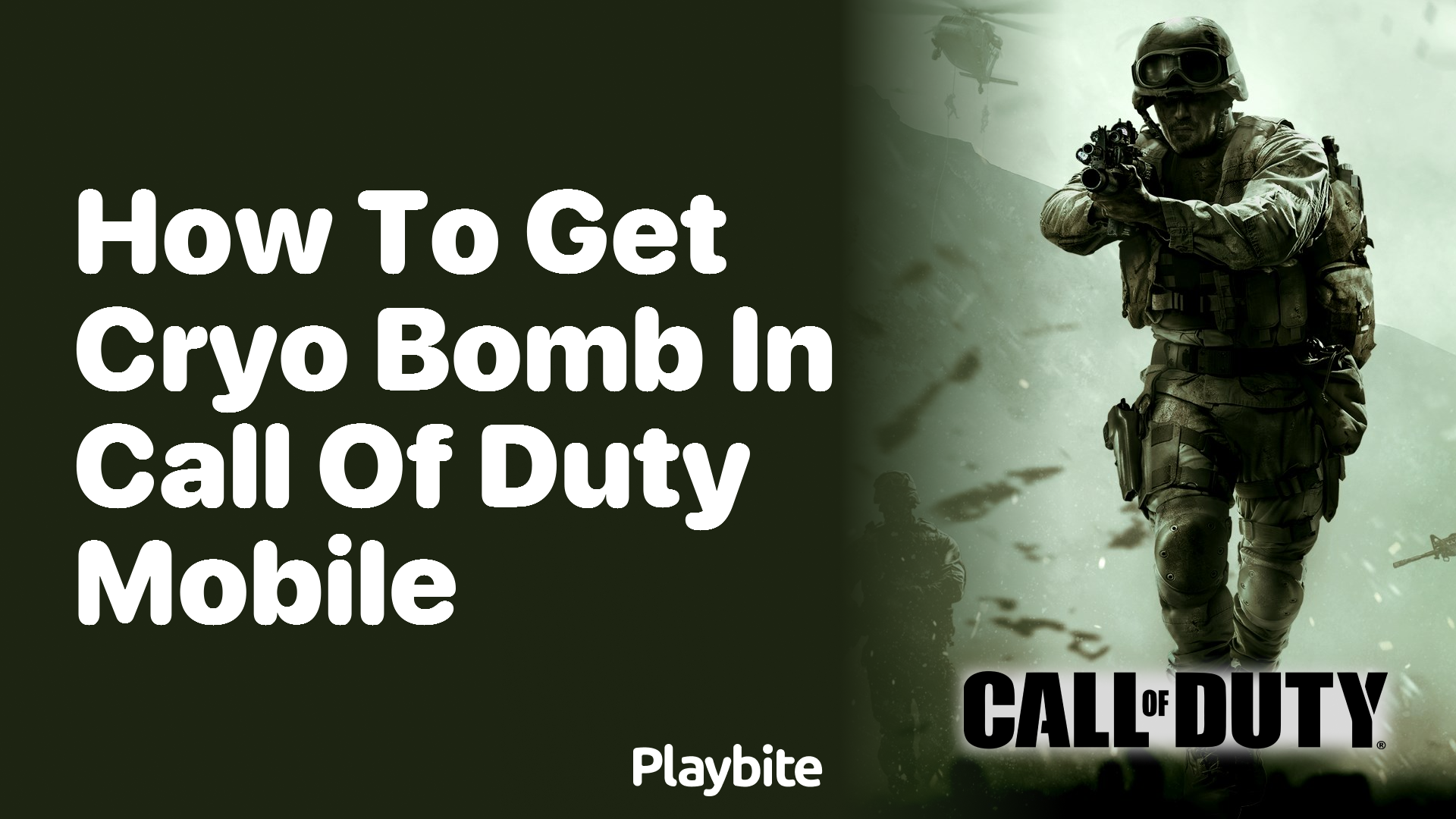 How to Get Cryo Bomb in Call of Duty Mobile