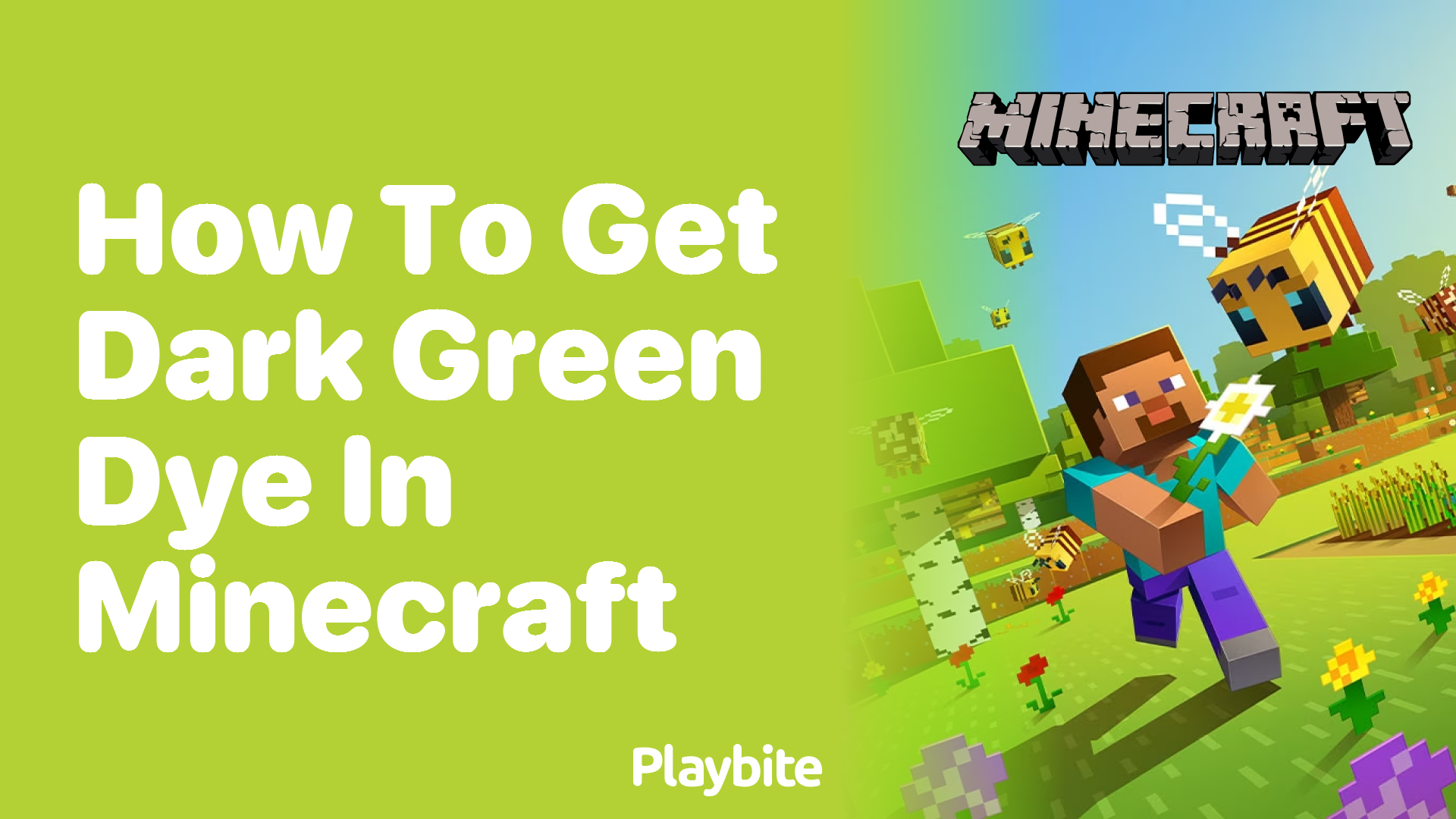 How to Get Dark Green Dye in Minecraft