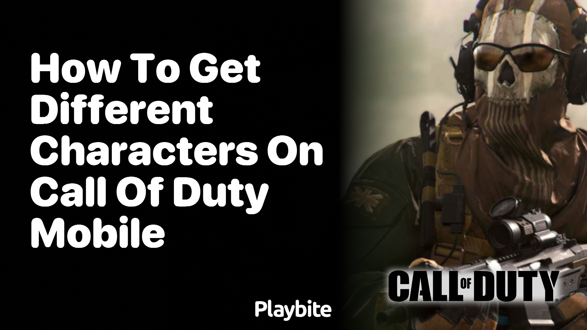 How to Get Different Characters on Call of Duty Mobile