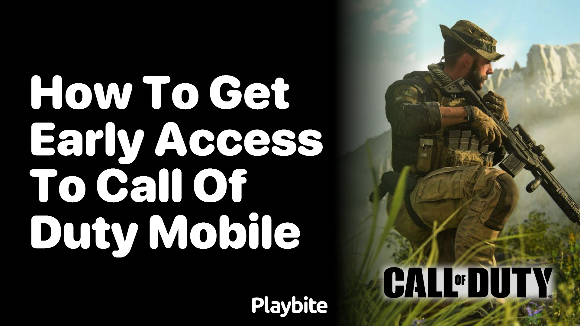 How to Get Early Access to Call of Duty Mobile