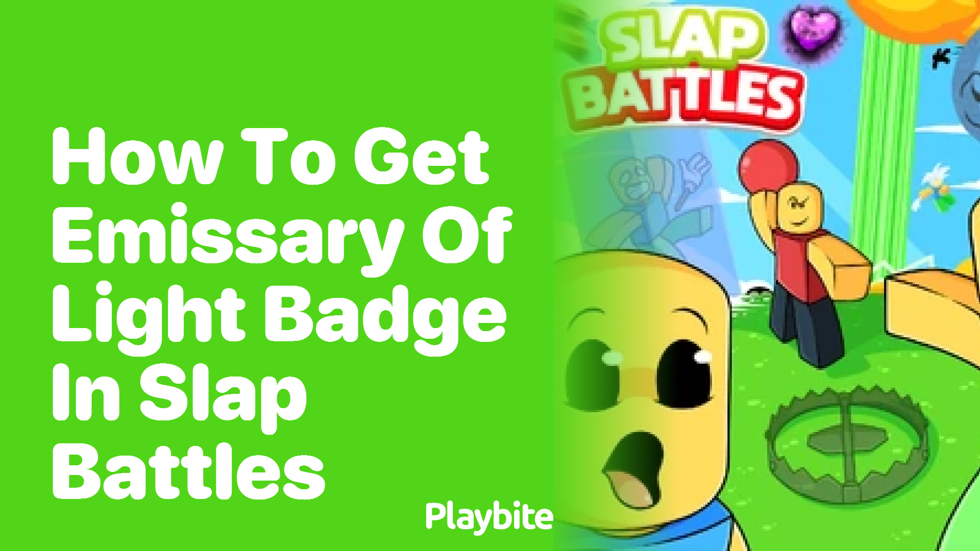 How to Get the Emissary of Light Badge in Slap Battles