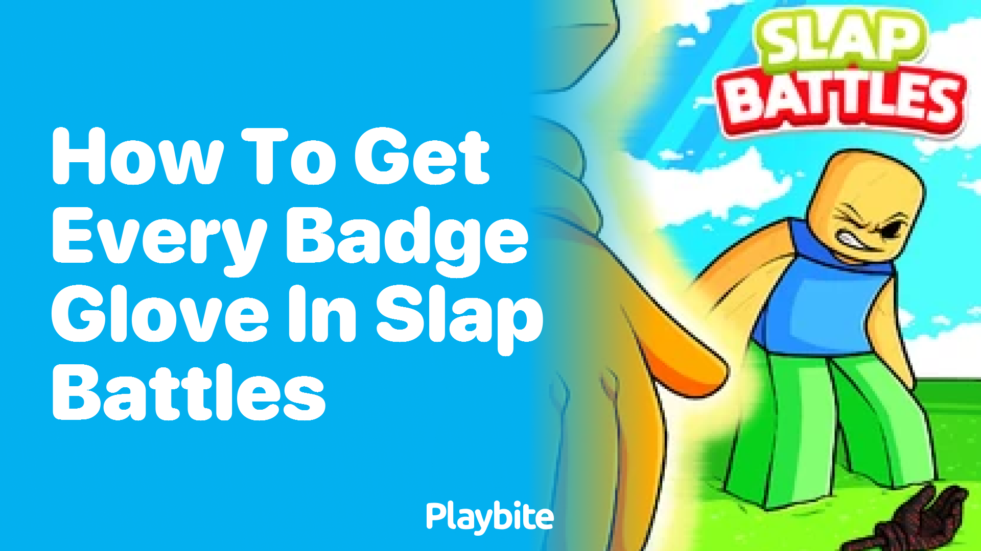 How to Get Every Badge Glove in Slap Battles