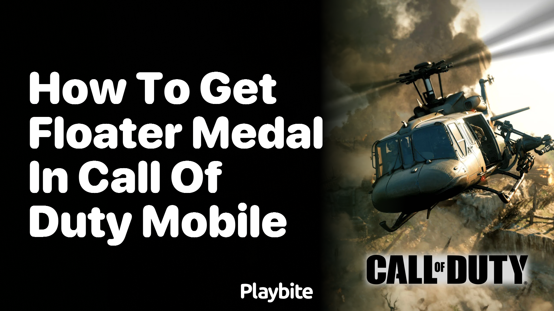 How to Get the Floater Medal in Call of Duty Mobile