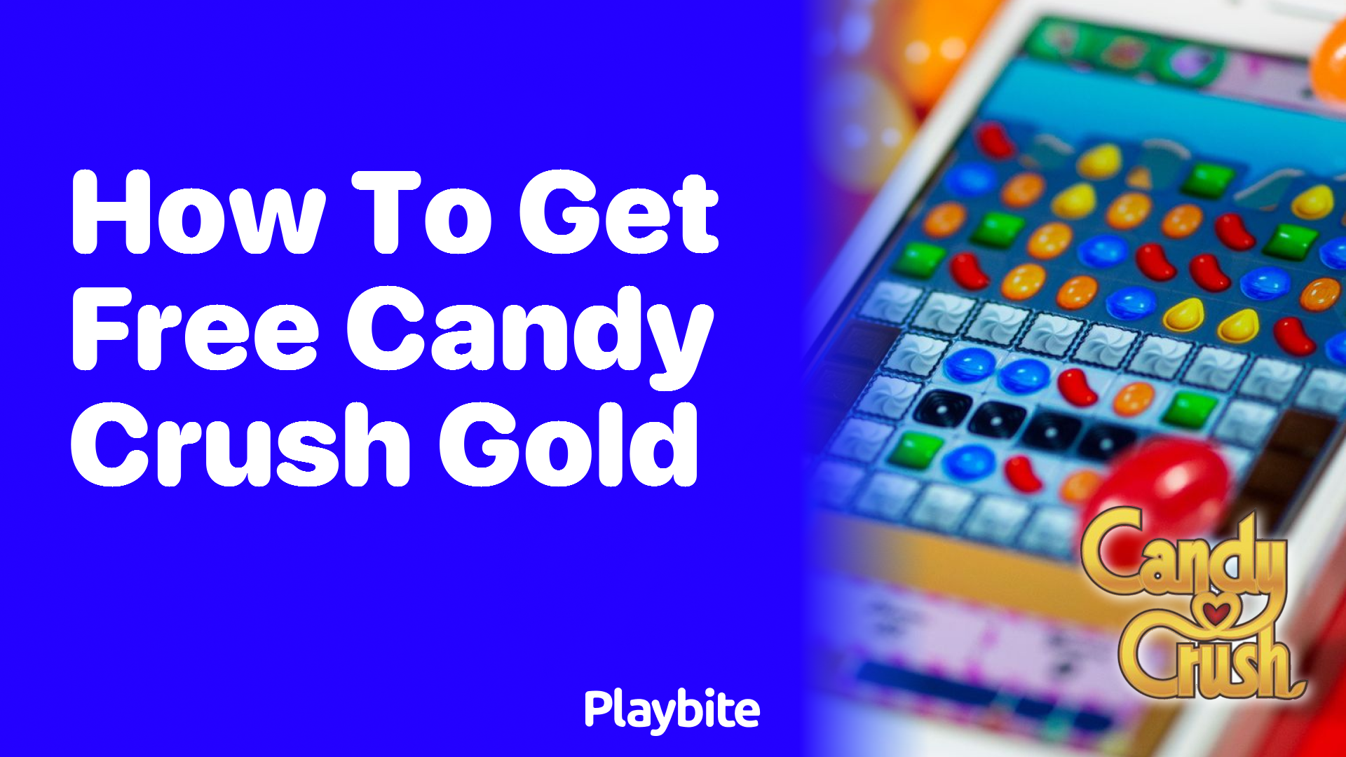 How to Get Free Candy Crush Gold Bars