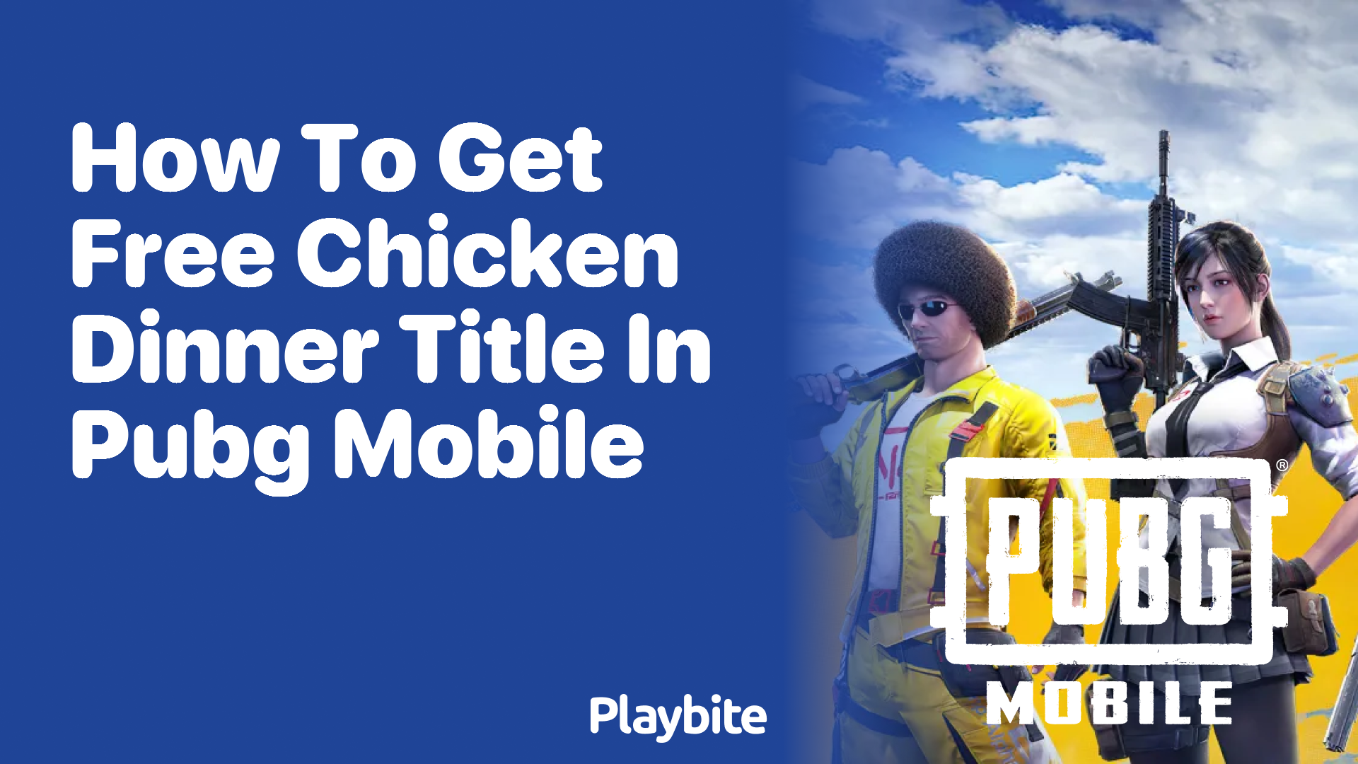 How to Get the Free Chicken Dinner Title in PUBG Mobile