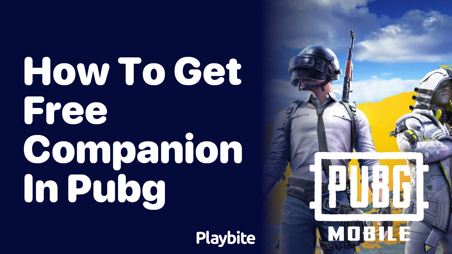 How to Get a Free Companion in PUBG Mobile