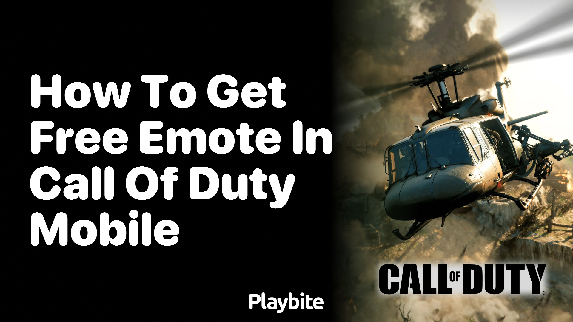 How to Get Free Emote in Call of Duty Mobile