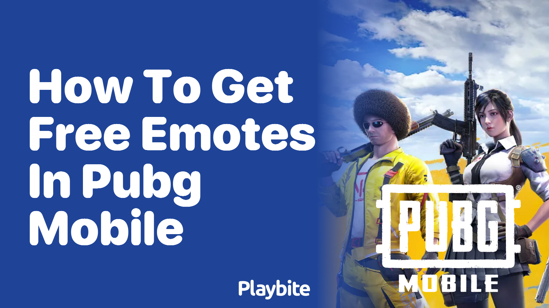 How to Get Free Emotes in PUBG Mobile