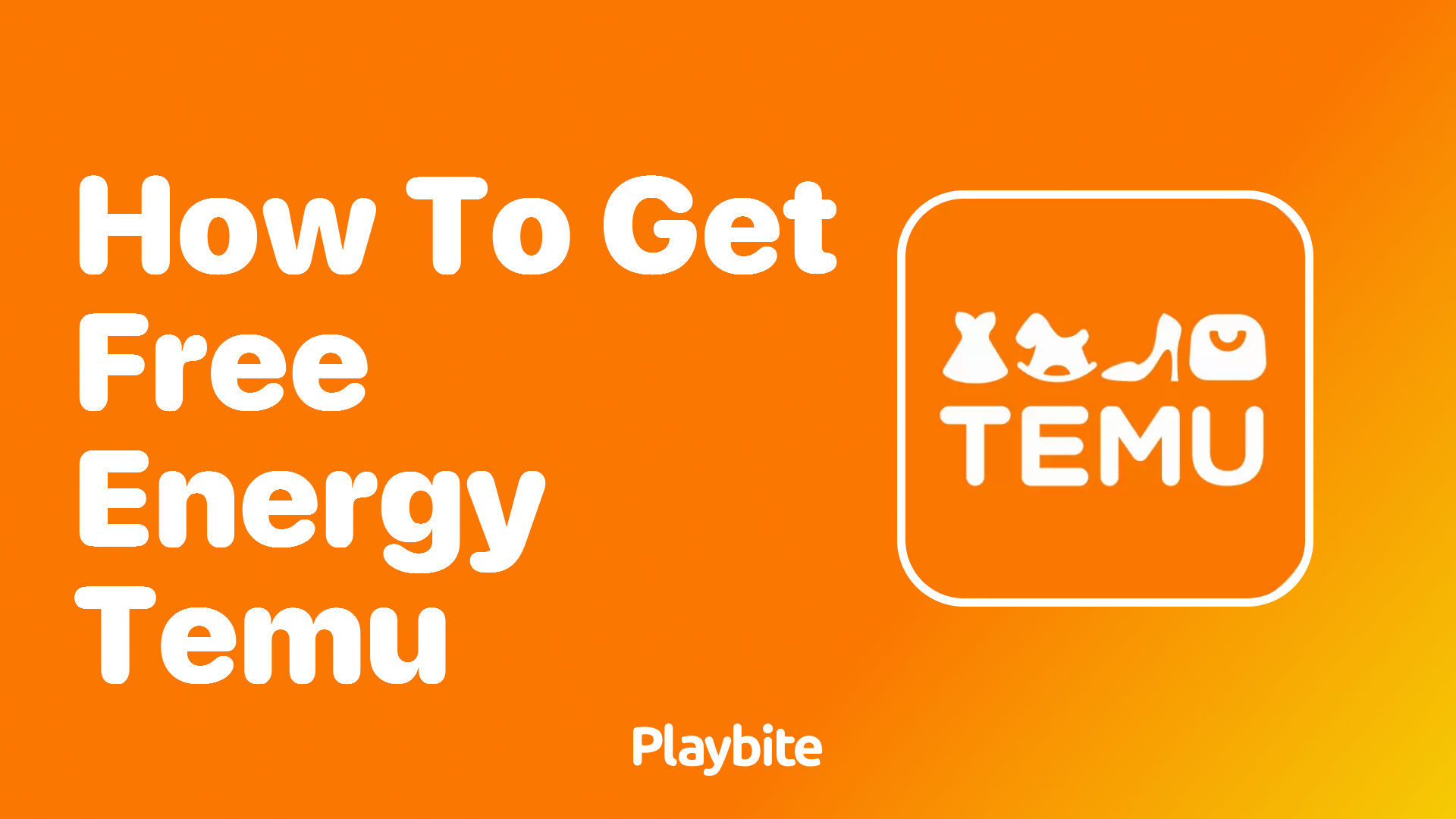 How to Get Free Energy on Temu: A Quick Guide