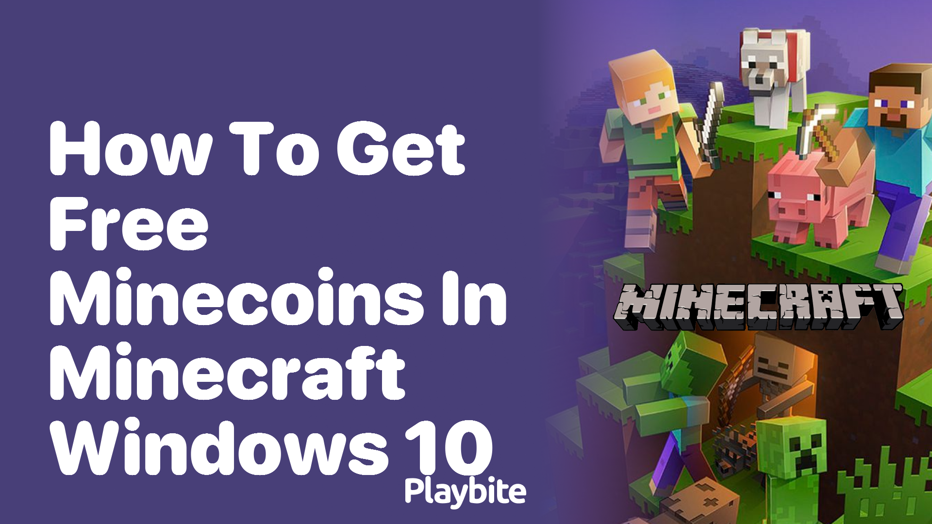 How to Get Free Minecoins in Minecraft Windows 10