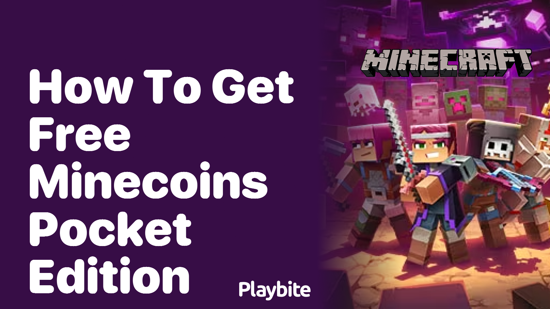 How to Get Free Minecoins in Pocket Edition