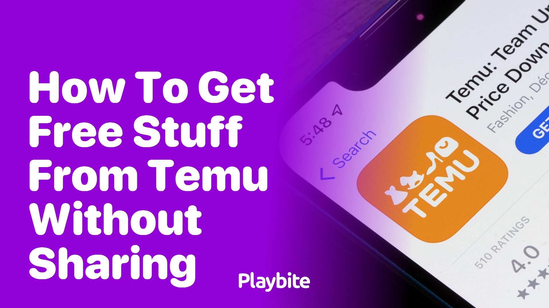 How to Get Free Stuff from Temu Without Sharing