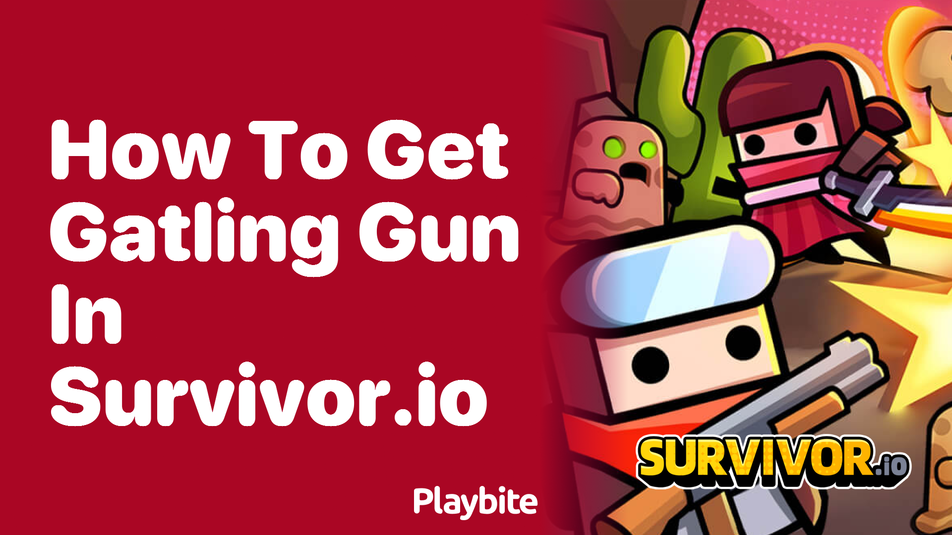 How to Get the Gatling Gun in Survivor.io