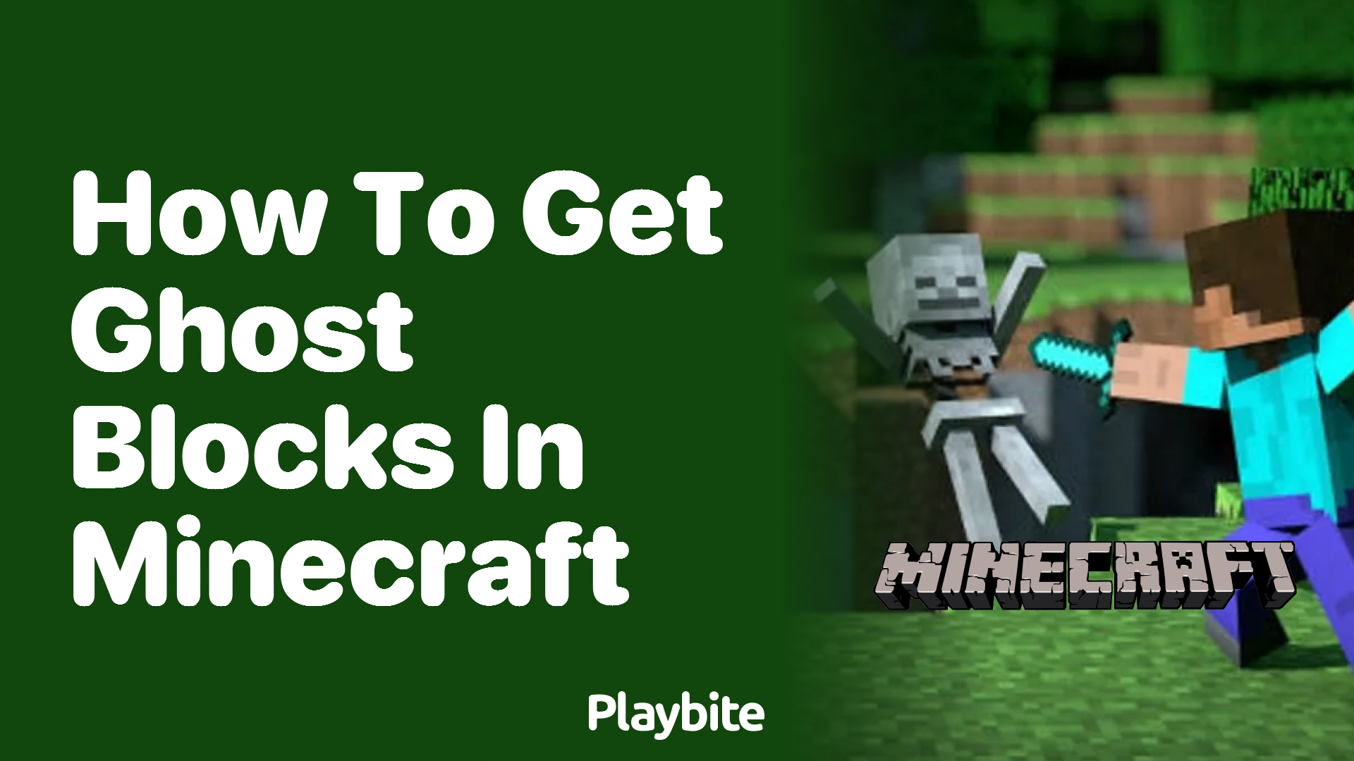 How to Get Ghost Blocks in Minecraft