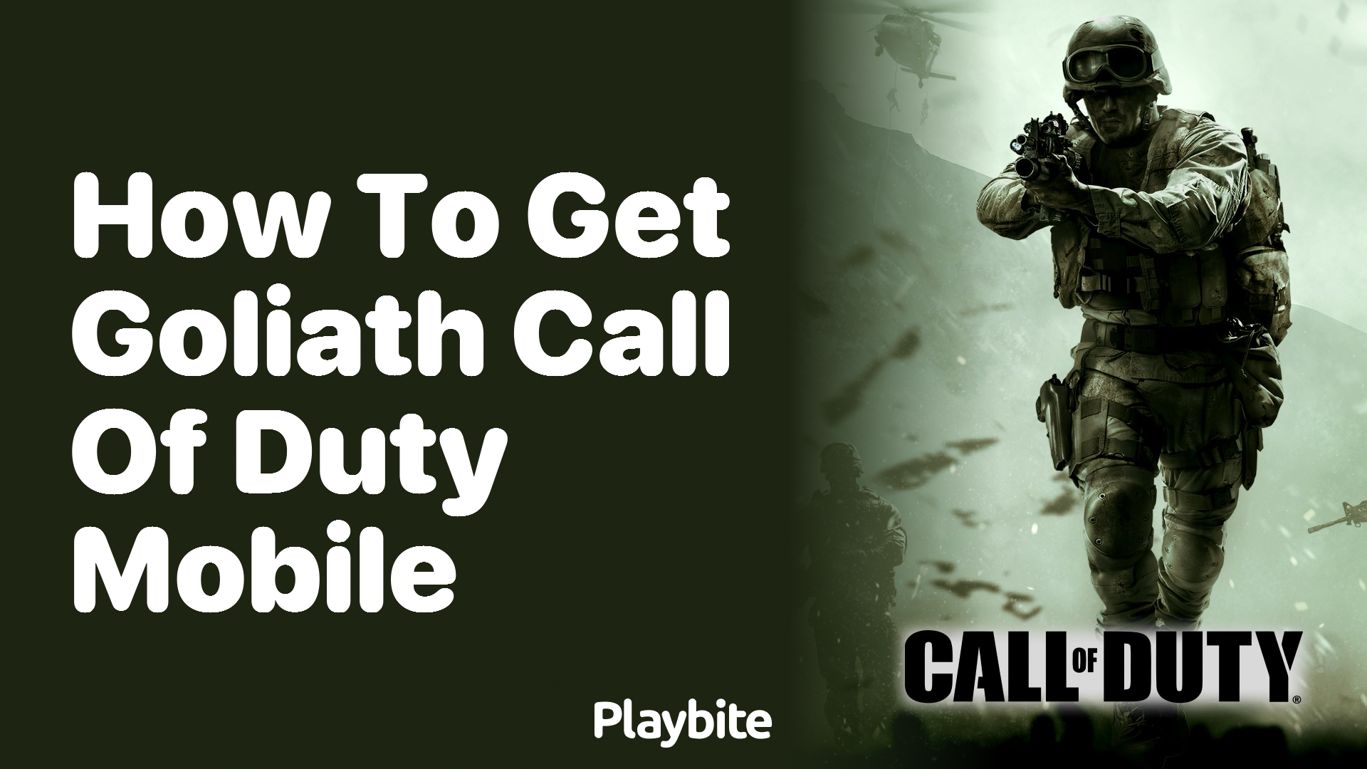 How to Get Goliath in Call of Duty Mobile