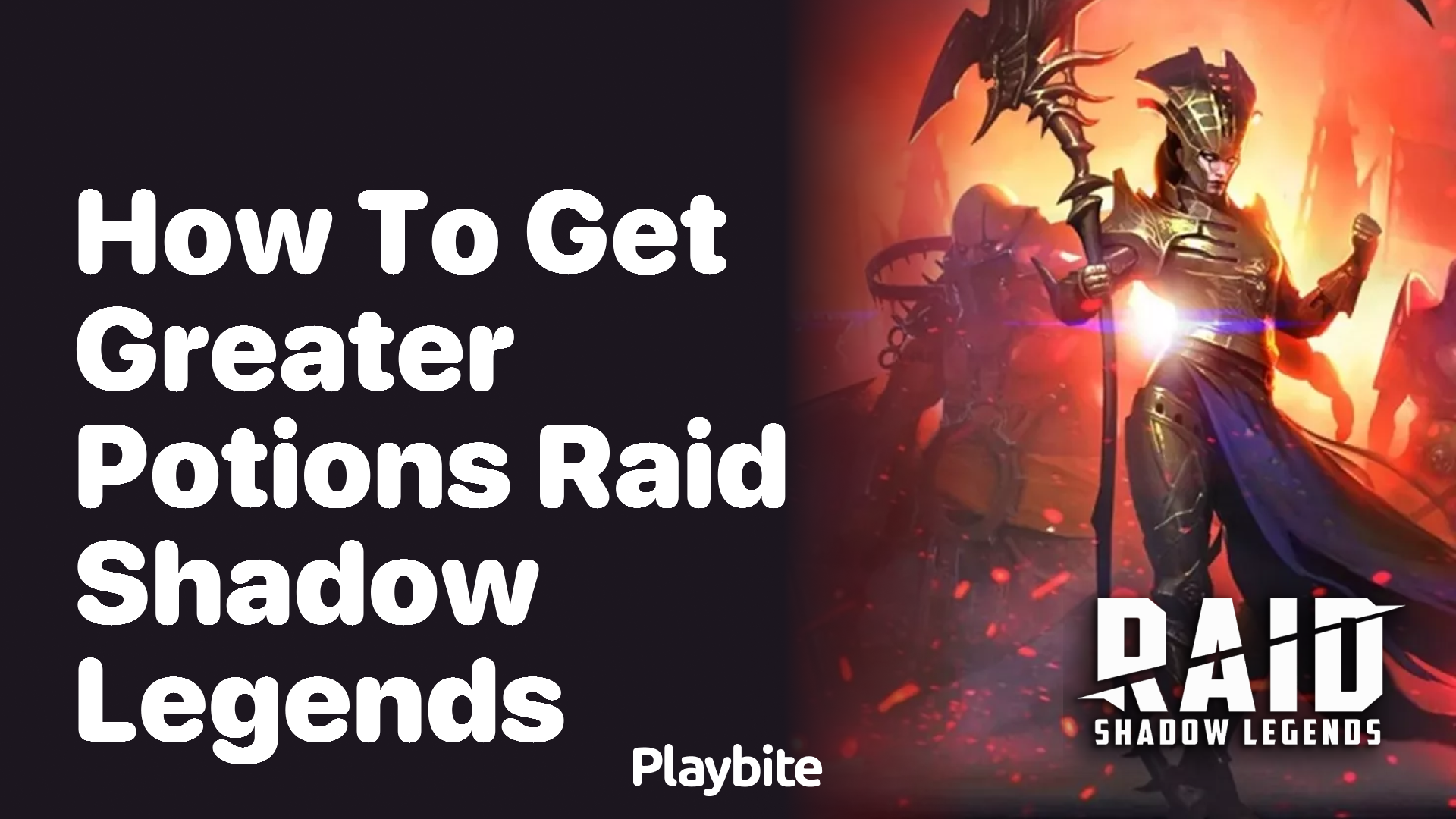 How to Get Greater Potions in Raid Shadow Legends