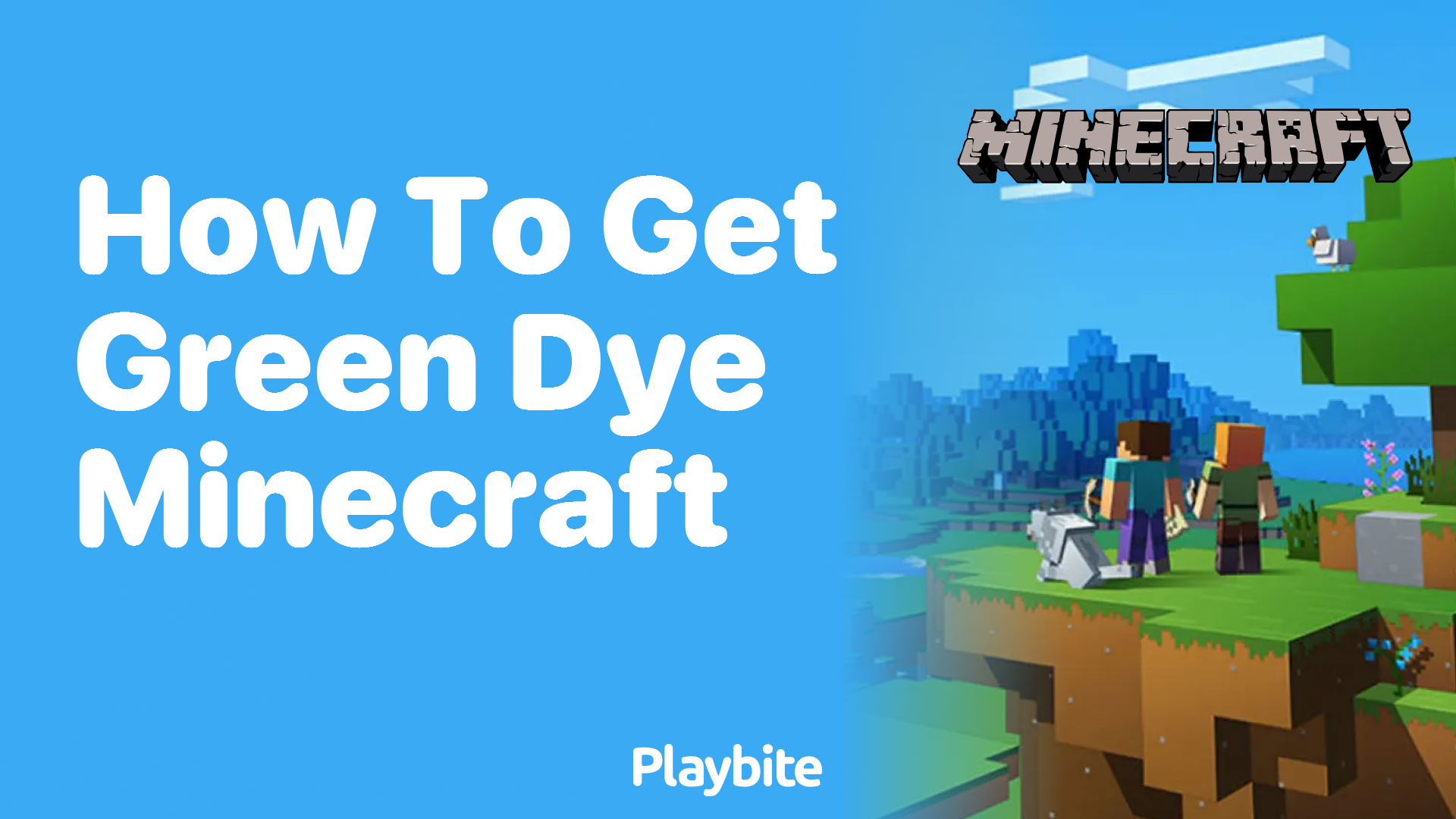 How To Get Green Dye In Minecraft Playbite 