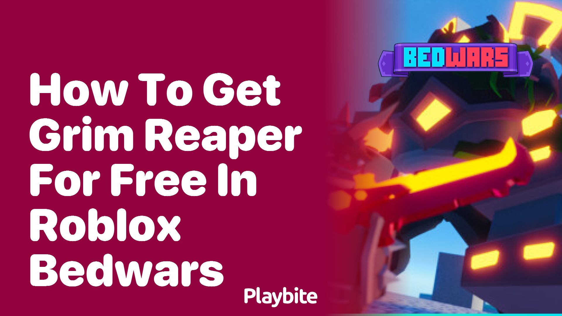 How to Get Grim Reaper for Free in Roblox Bedwars