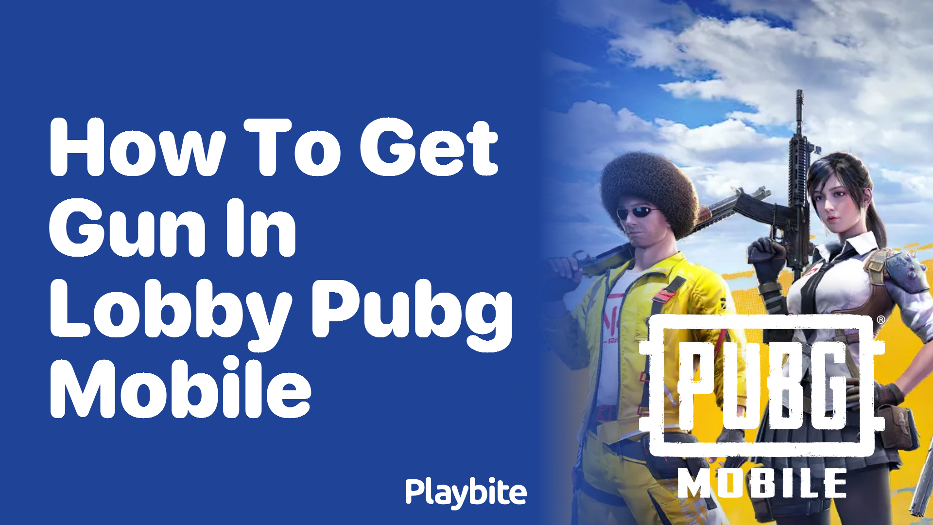 How to Get a Gun in the Lobby in PUBG Mobile