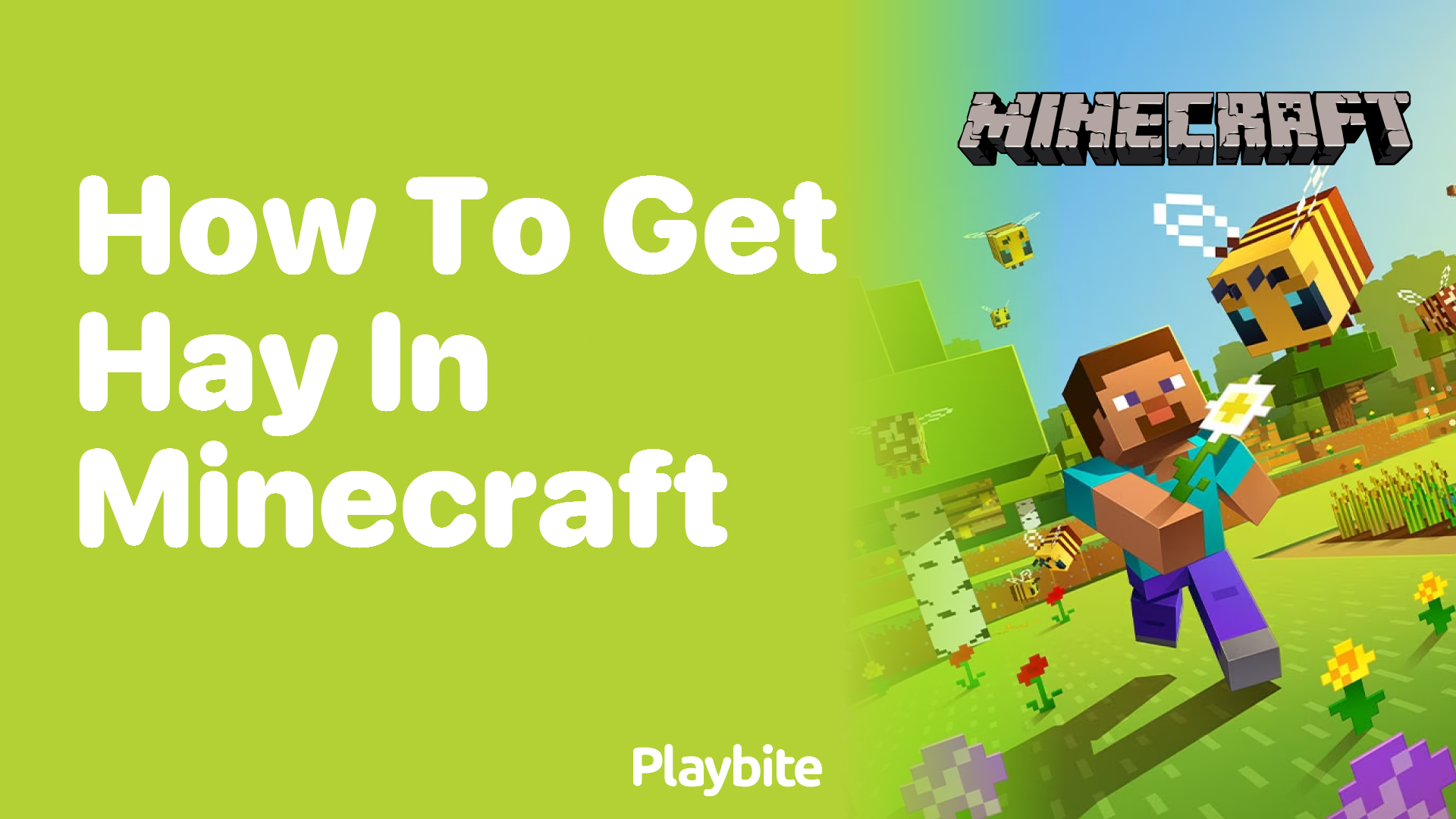 How to Get Hay in Minecraft