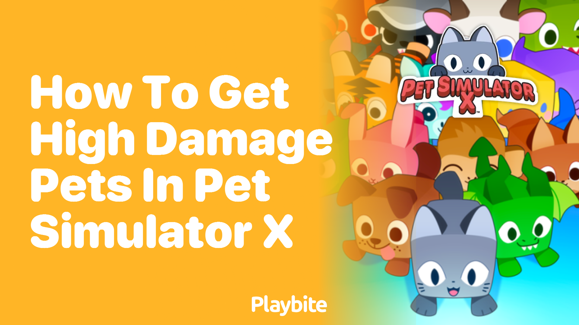 How to Get High Damage Pets in Pet Simulator X